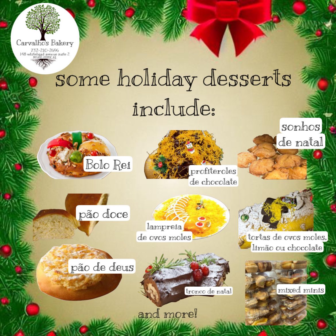 Carvalho’s Bakery South River