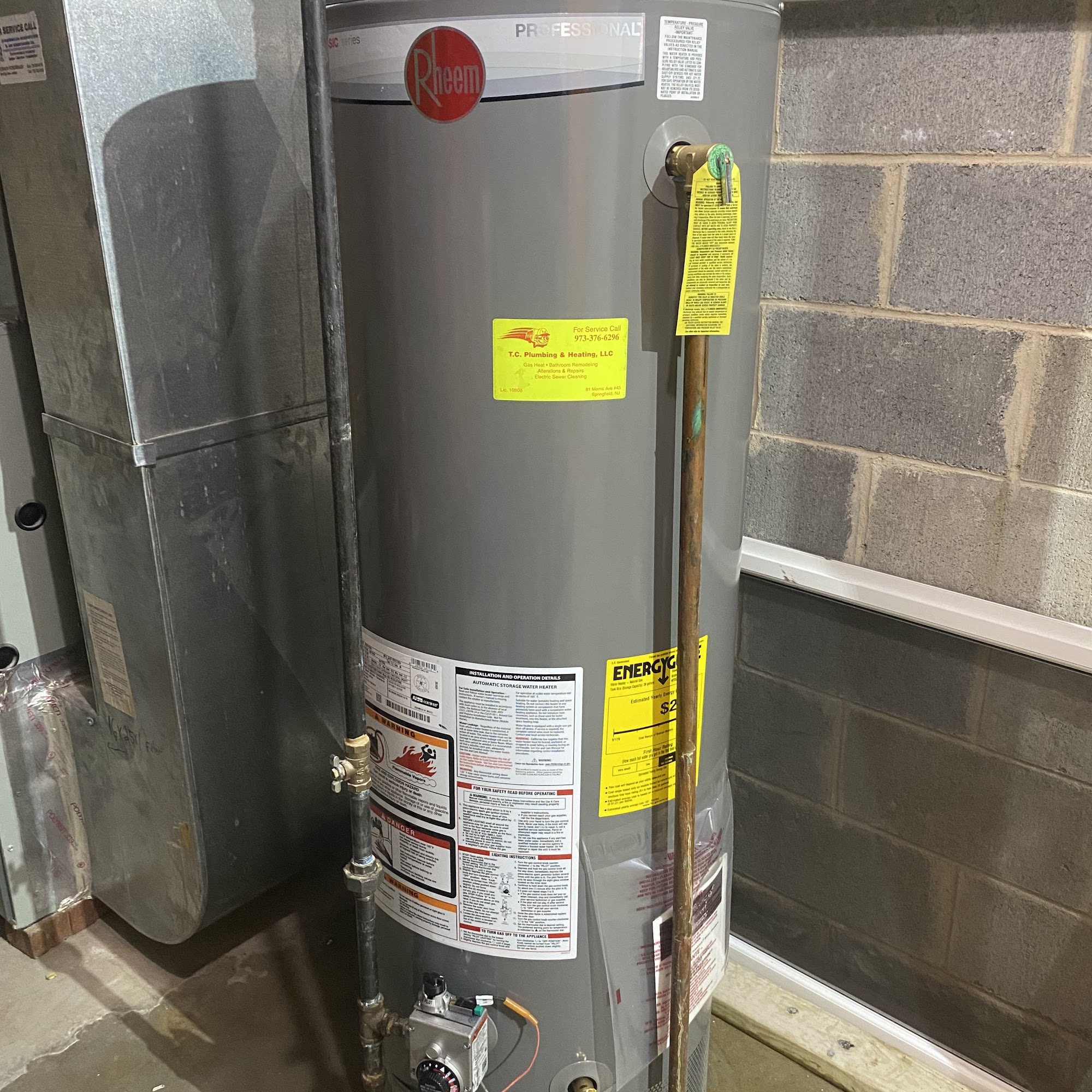 T C Plumbing & Heating Springfield New Jersey 