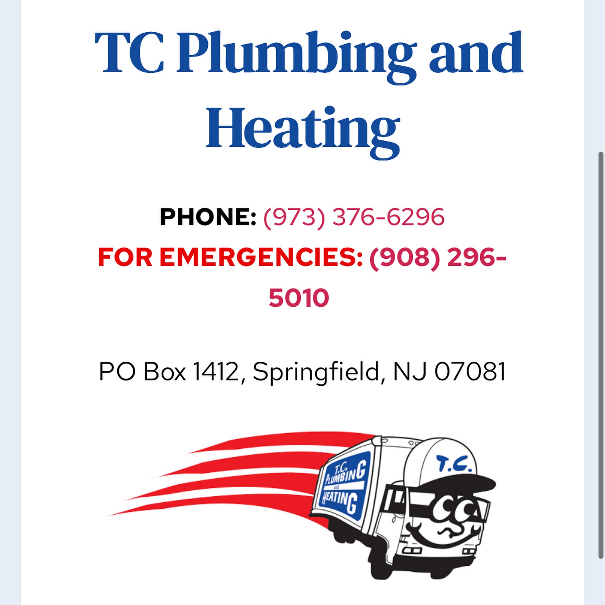 T C Plumbing & Heating