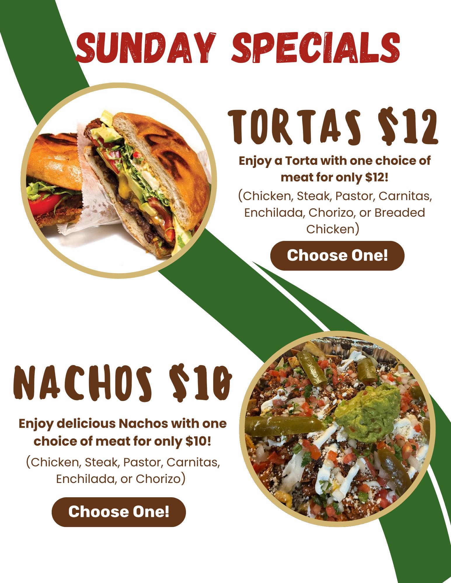 El Tule Antojitos Aztecas Menu