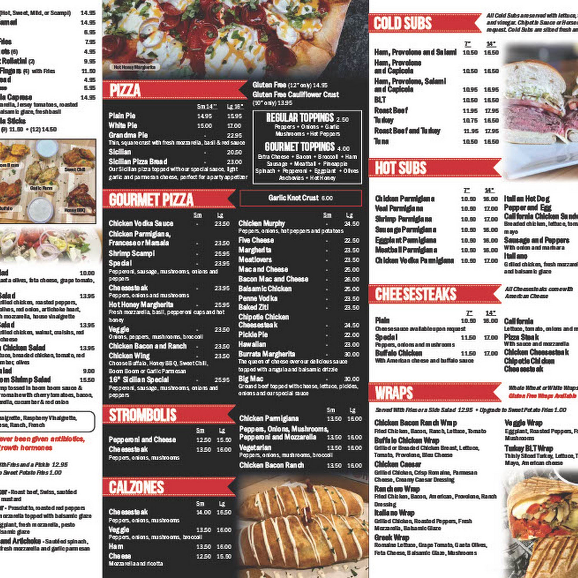 Pies On 37 Menu