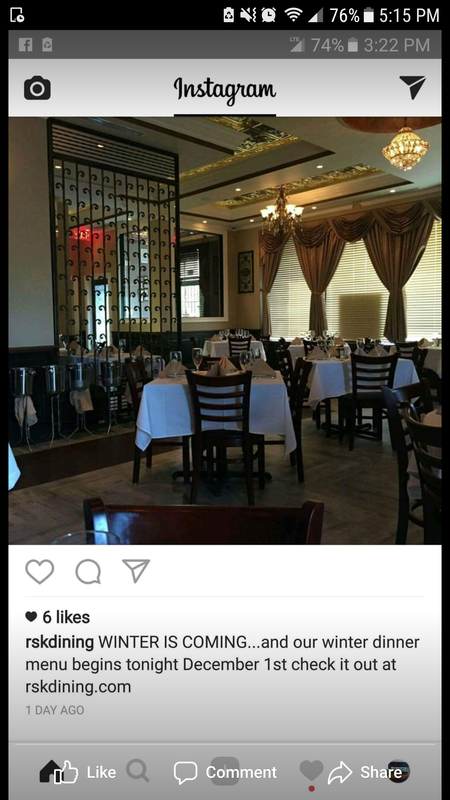 Photo credit: opentable