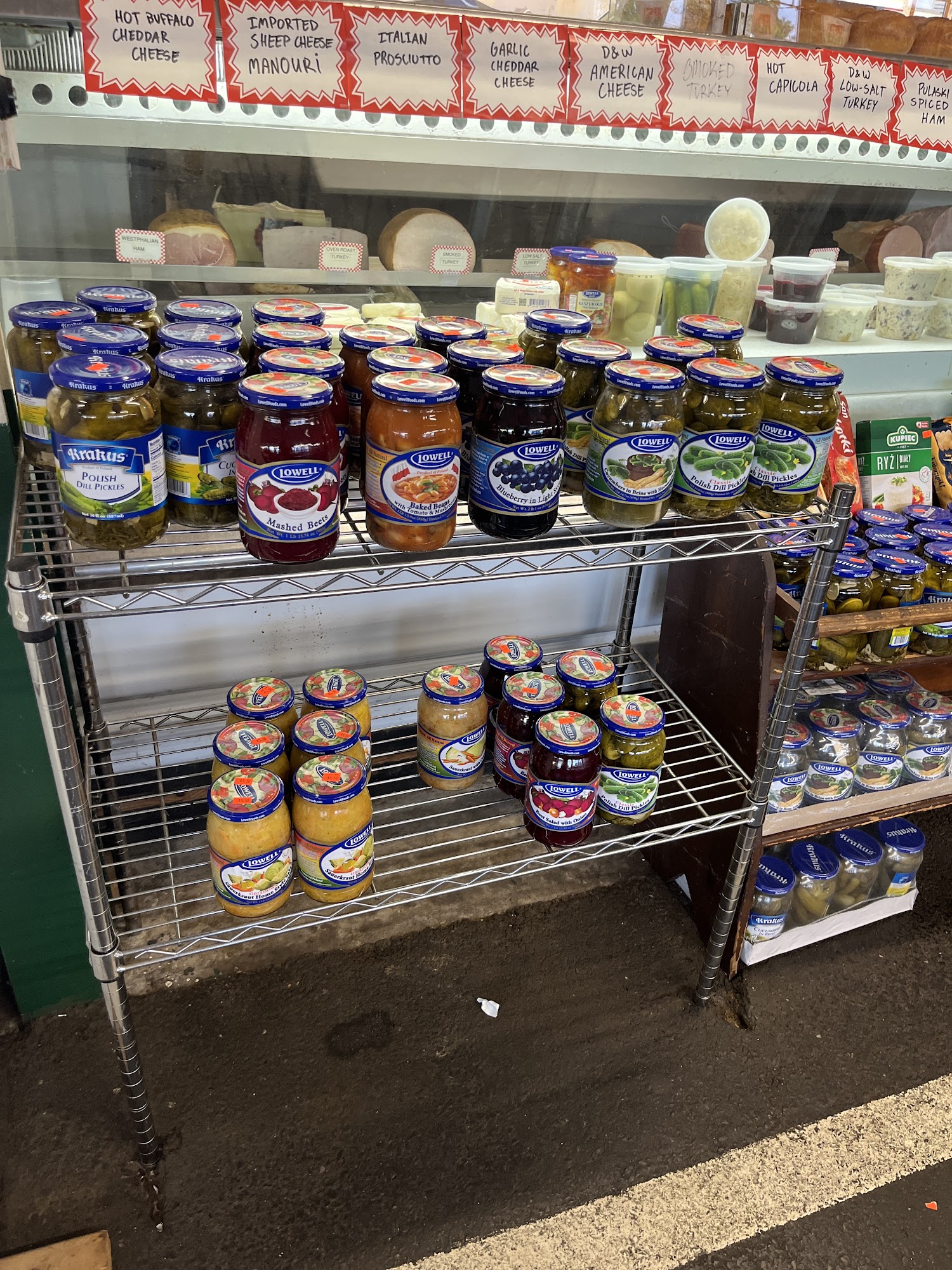 Pulaski Meat Products Menu