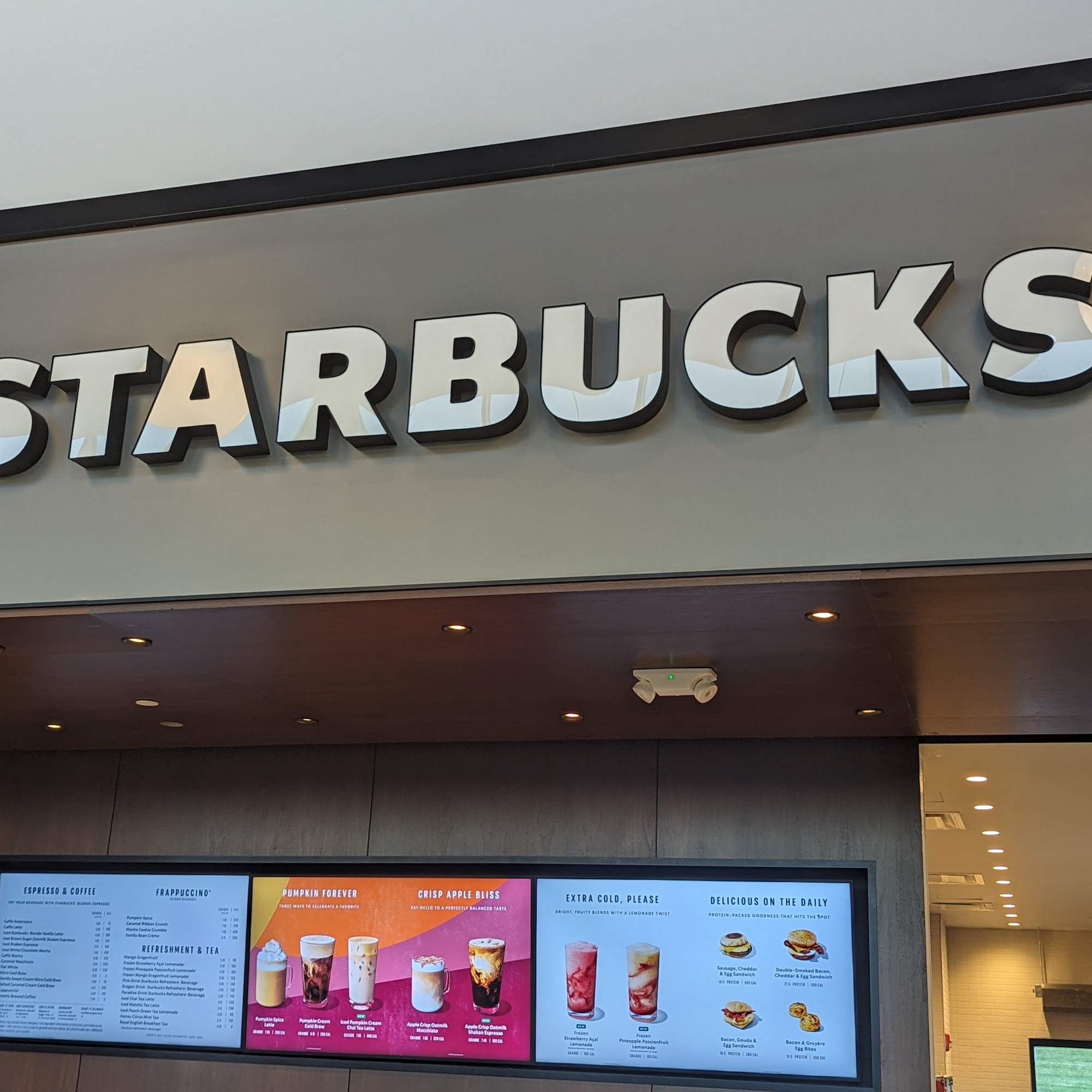 Starbucks Coffee Company Menu