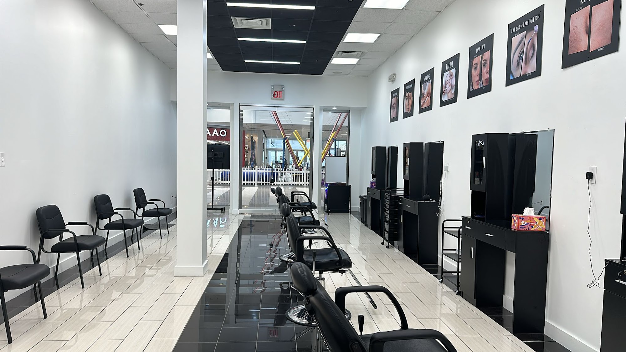 Angel Brow & Beauty Next to Spencer’s, Lower level, 1340 Willowbrook Mall, Wayne New Jersey 07470