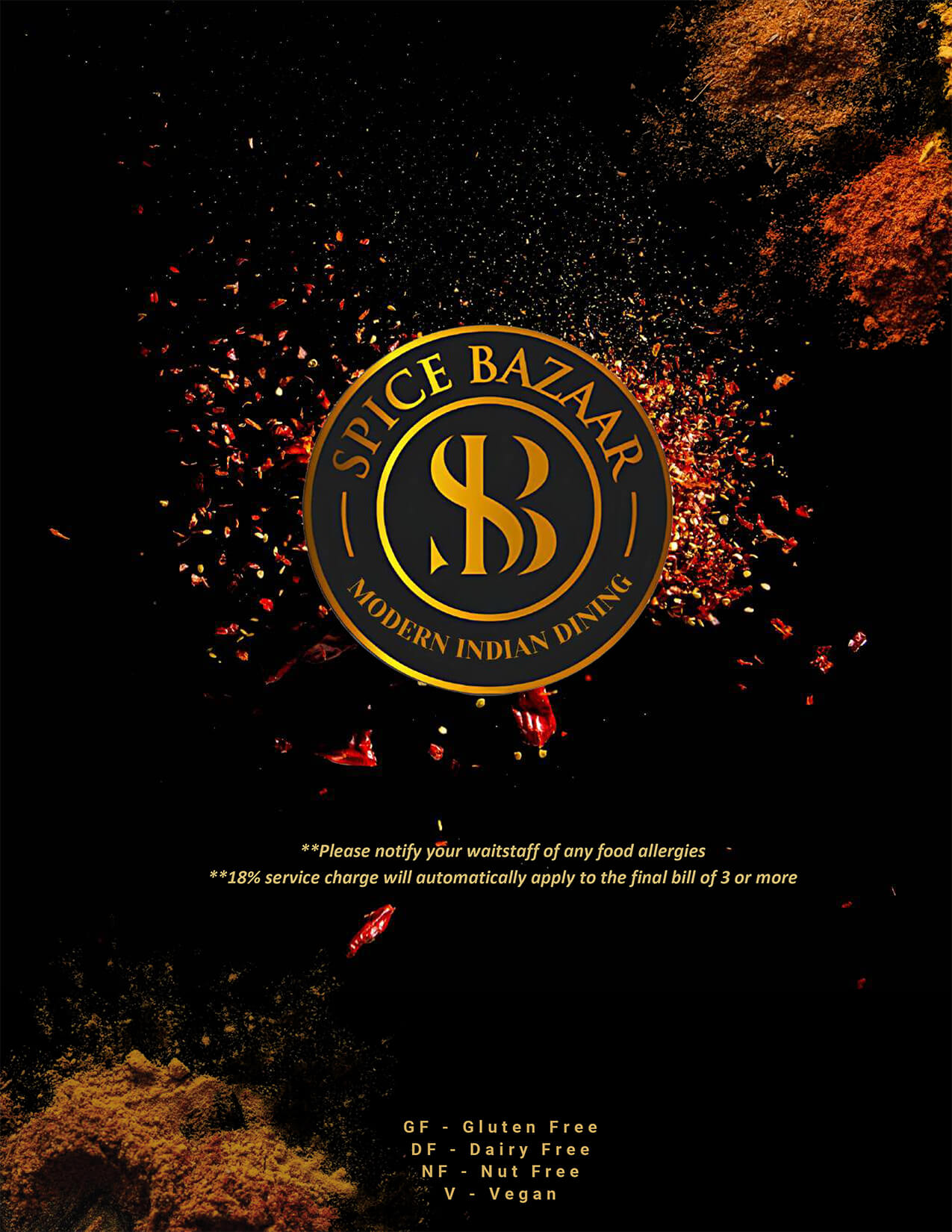 Spice Bazaar (Veg) Menu