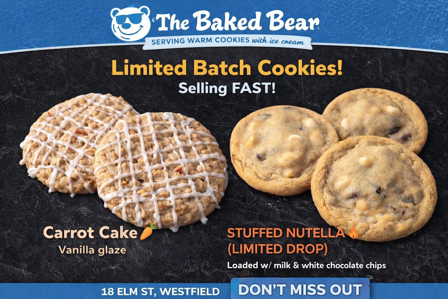 The Baked Bear Menu