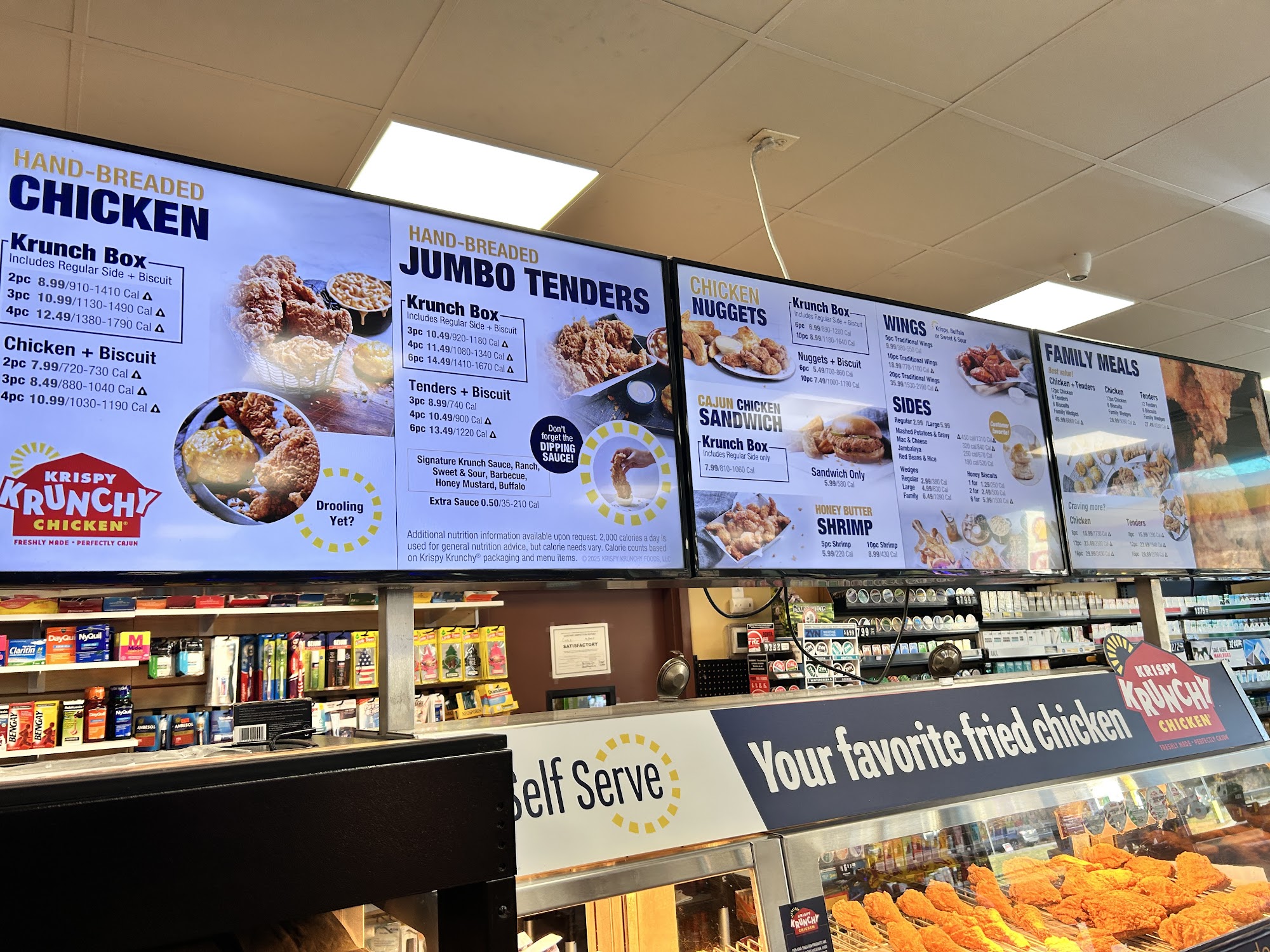 Krispy Krunchy Chicken Menu