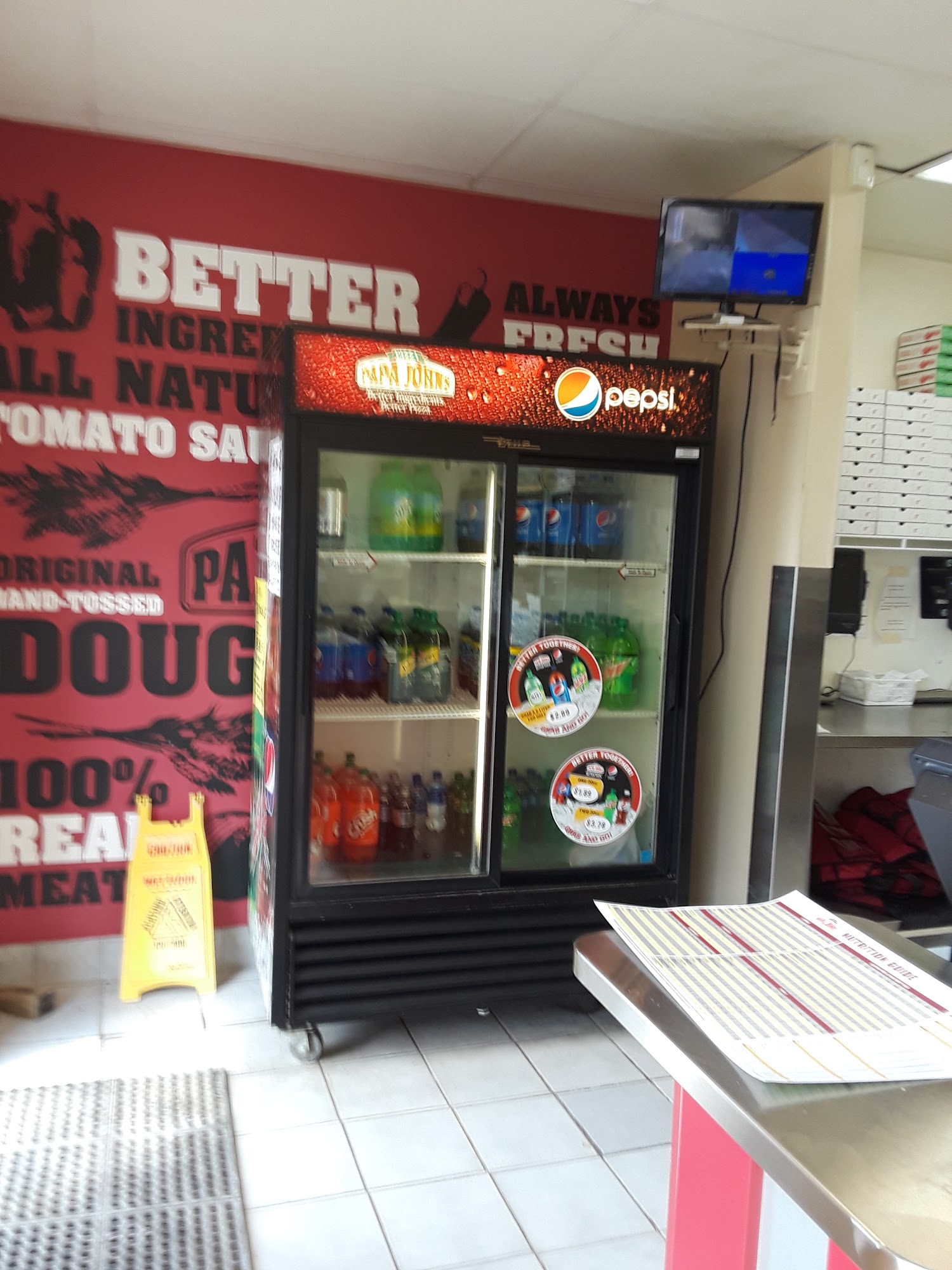 Papa Johns Pizza Menu