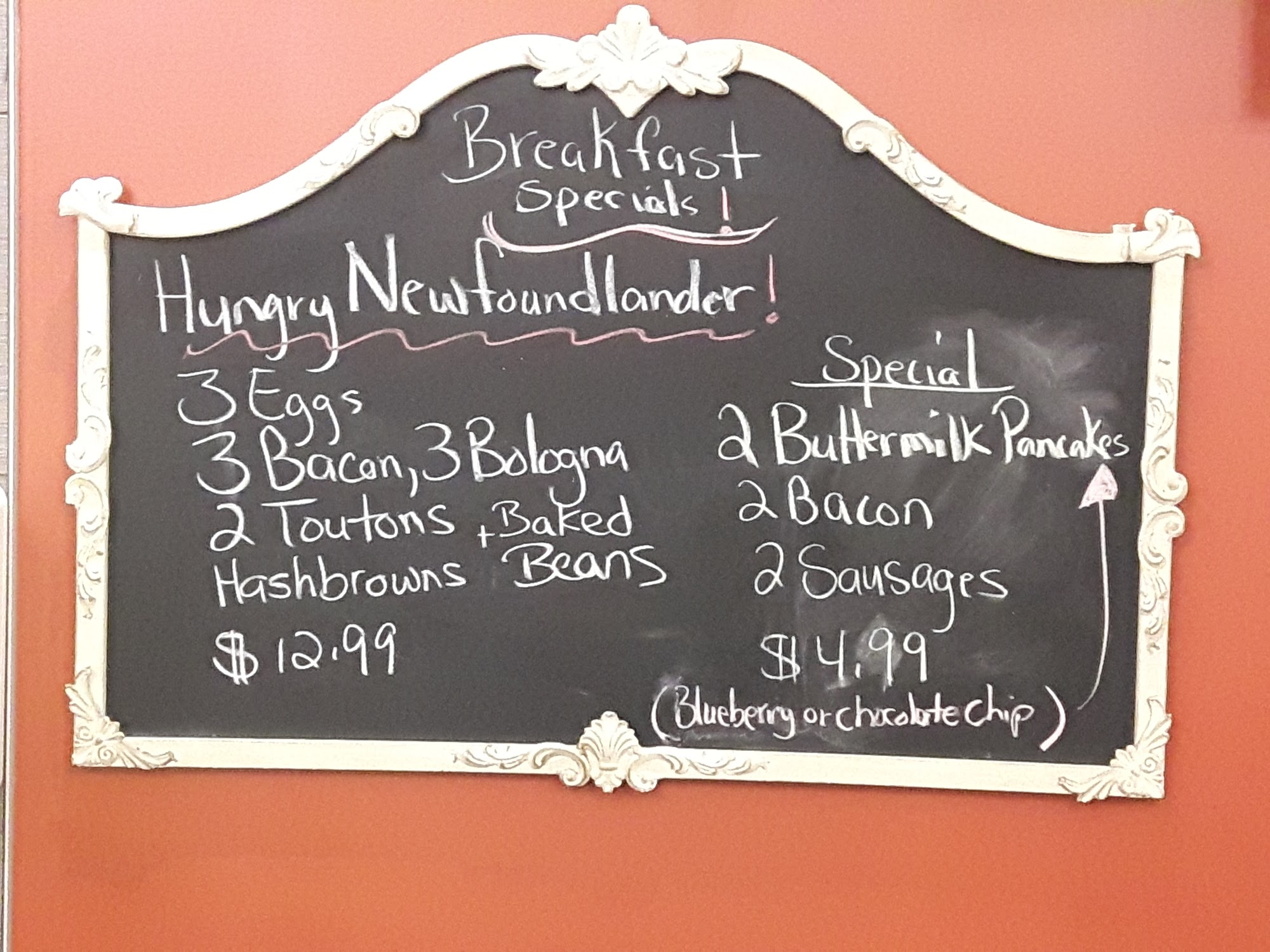 Robin's Donuts Menu