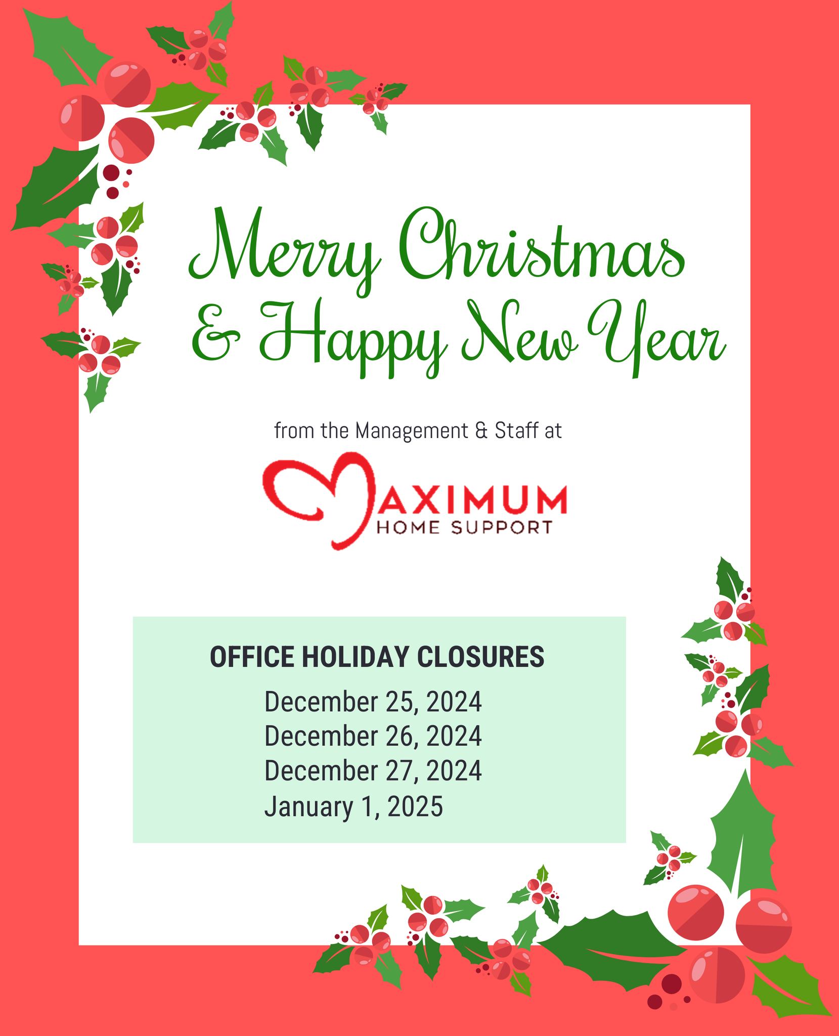 Maximum Home Support Services Inc