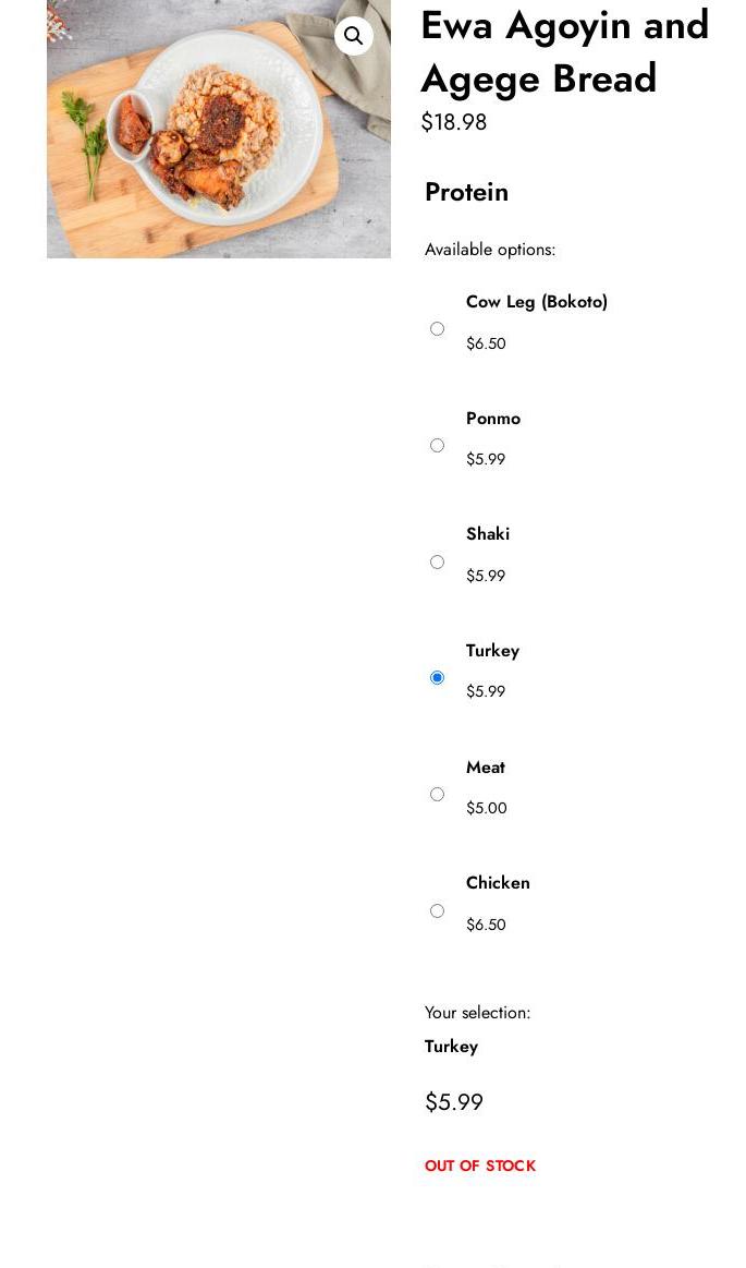 MY FOOD BY WANDEBO Menu