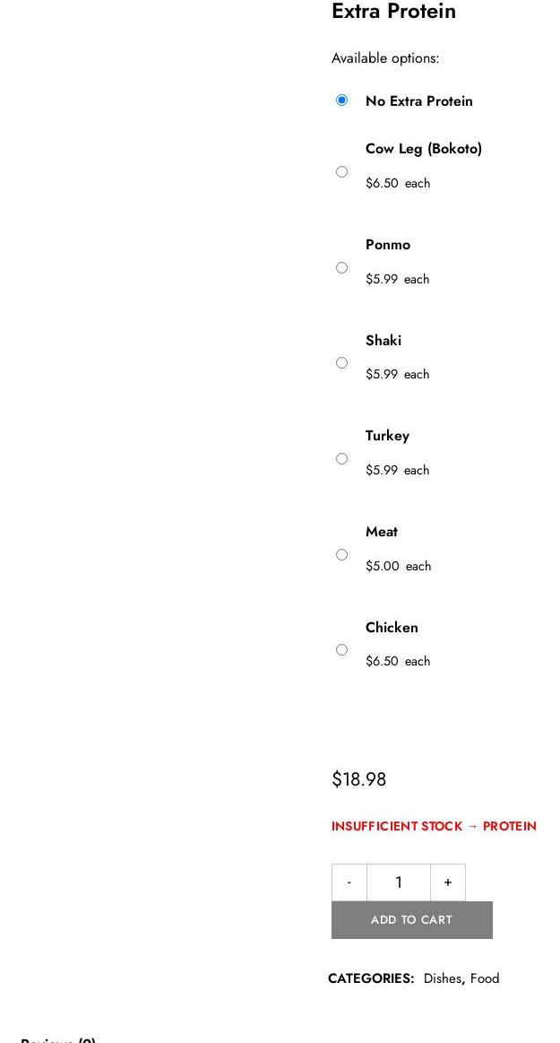 MY FOOD BY WANDEBO Menu