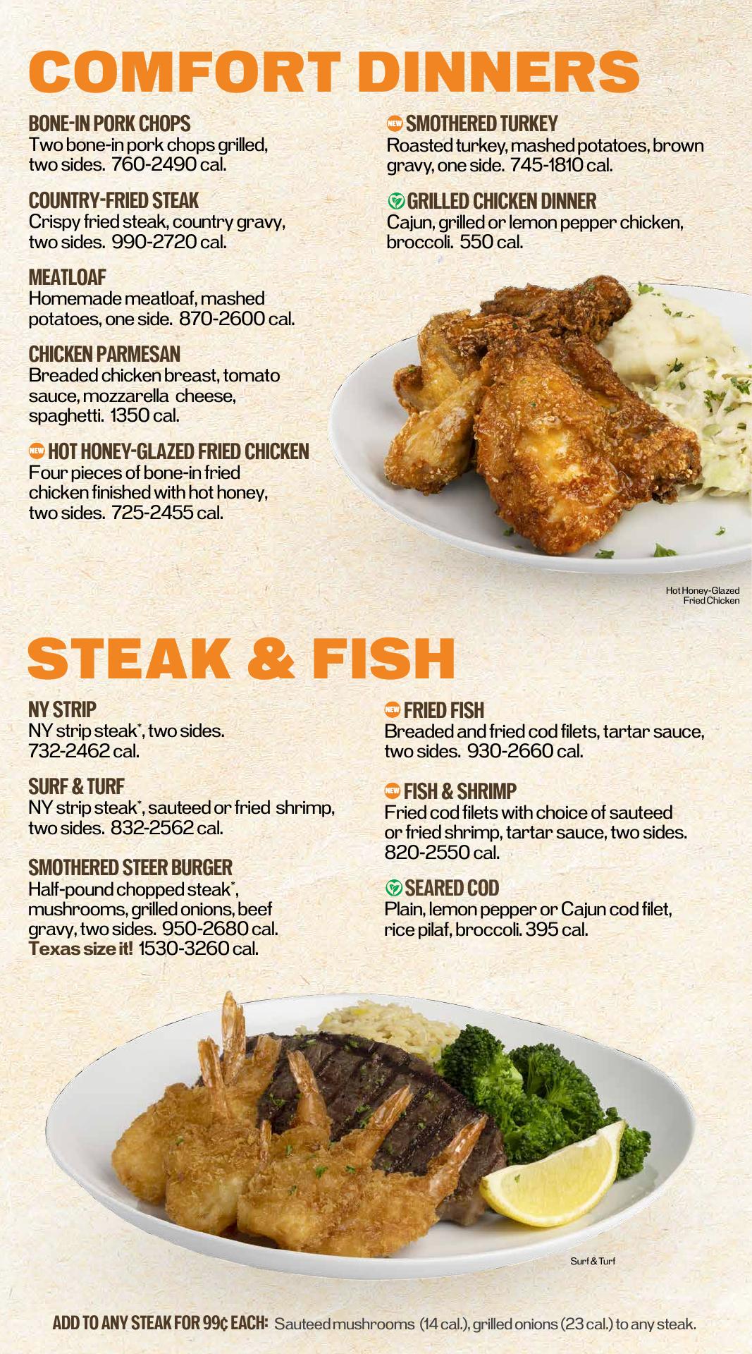 TA Travel Center Menu