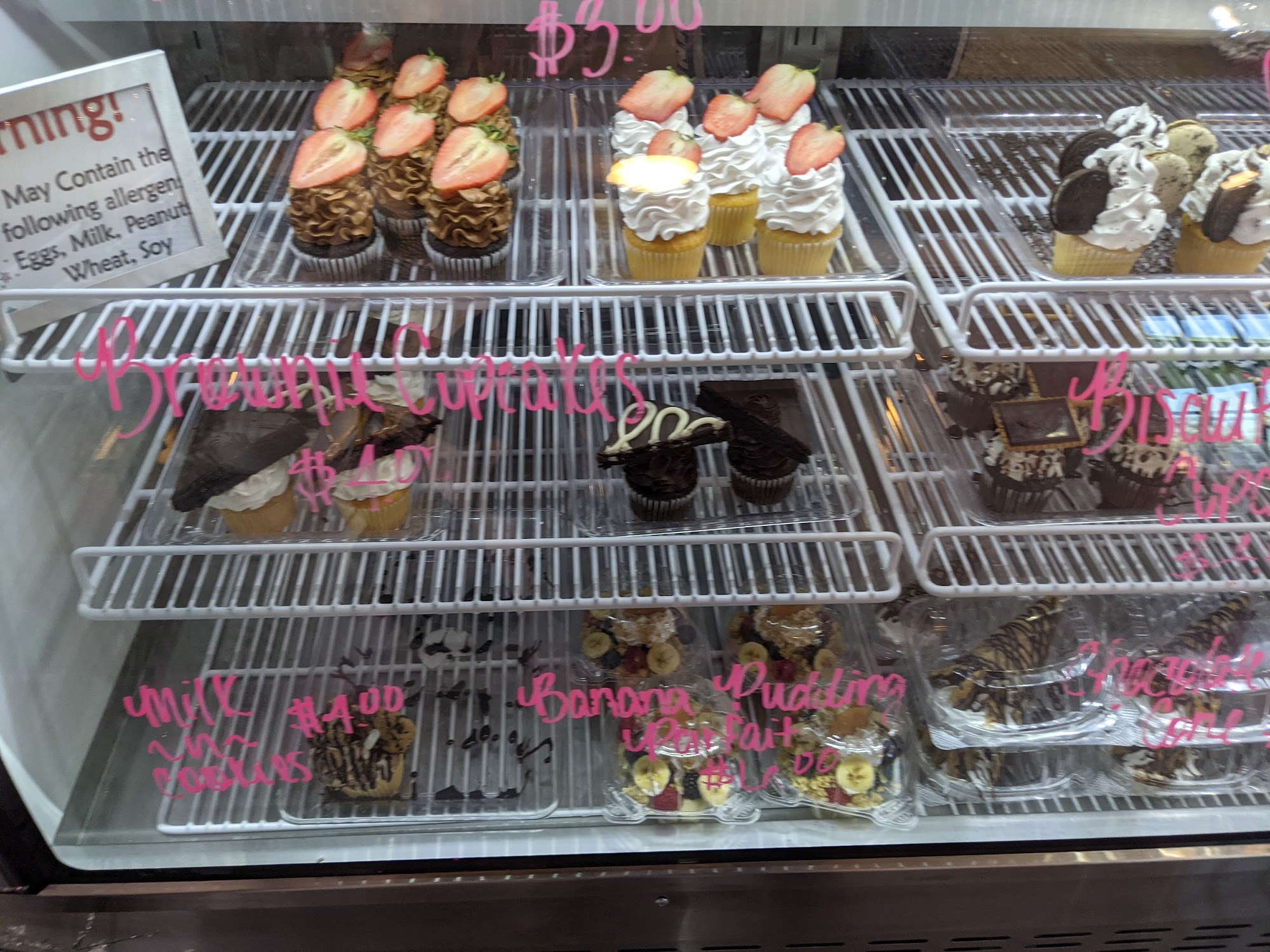 A Heavenly Taste Cakery Menu