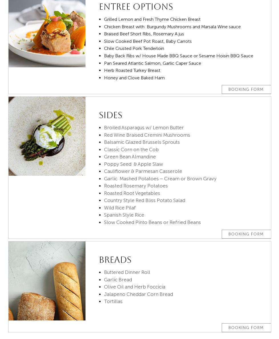 old town catering company albuquerque Menu