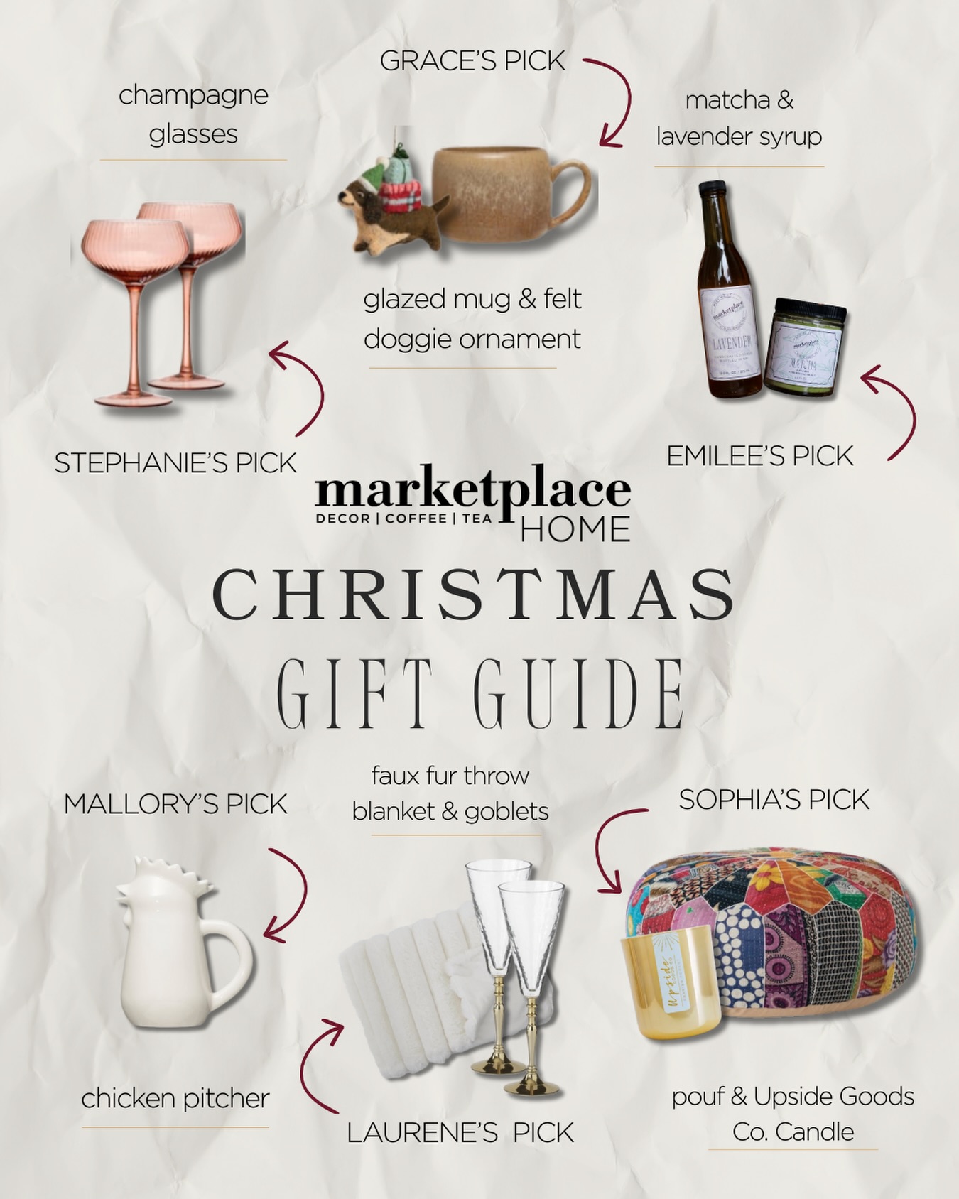 Marketplace Coffee + Tea Menu