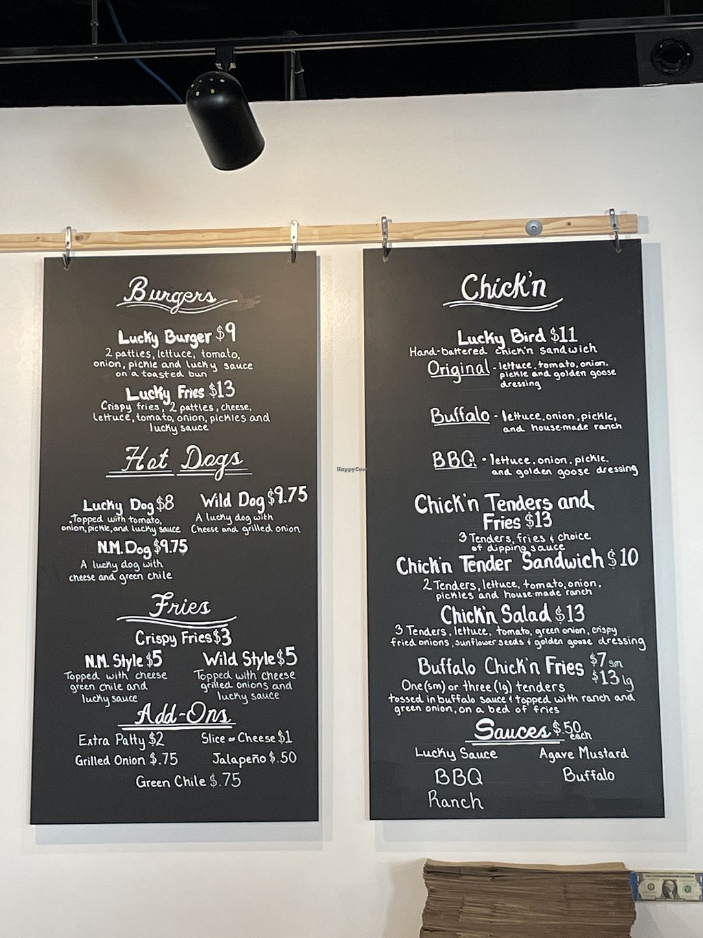 The Goose Nest Menu