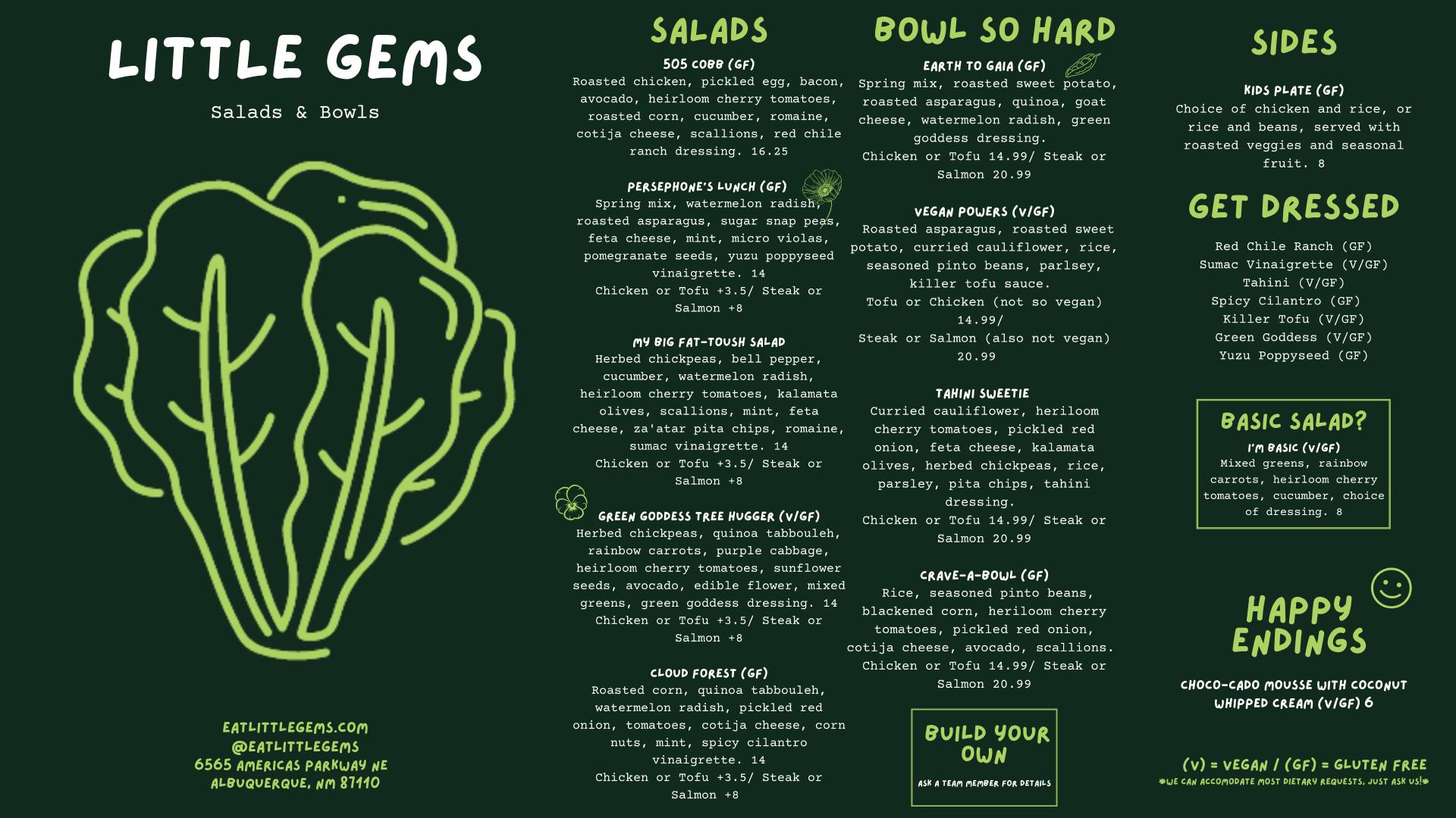Workhorse Taproom Menu