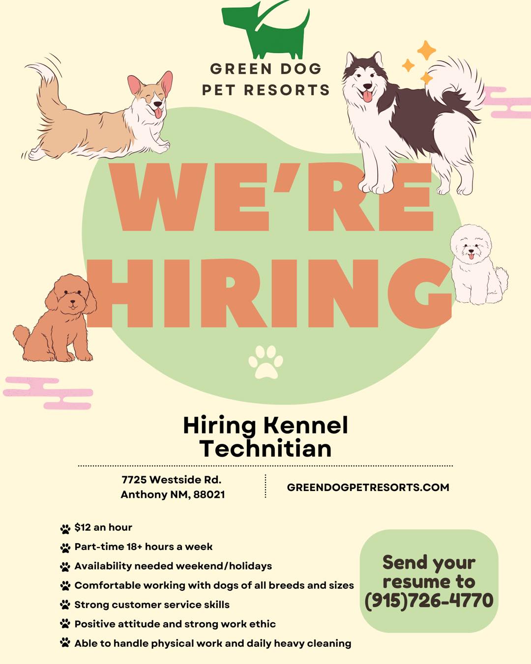 Green Dog Pet Resorts Anthony