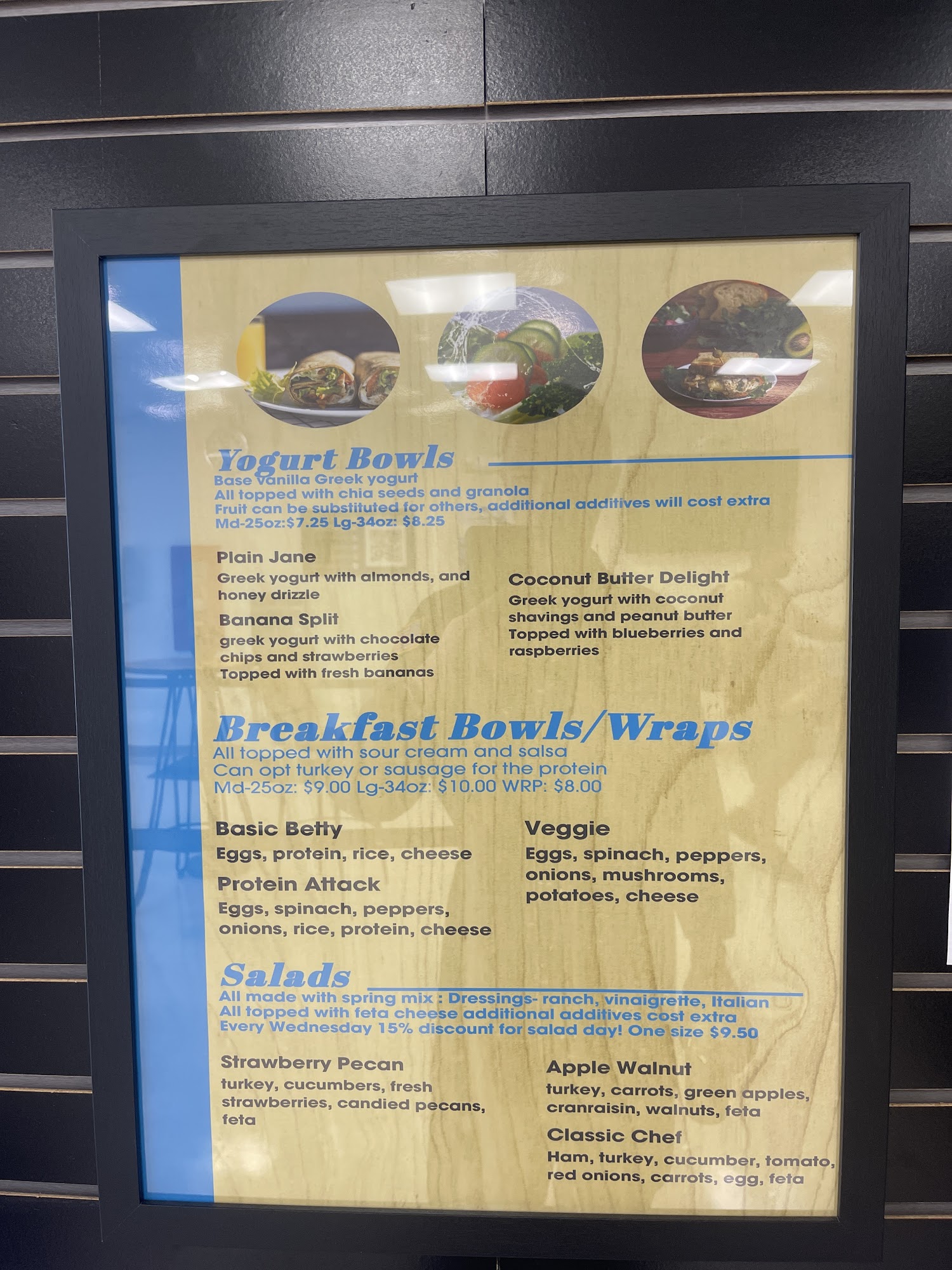 Groovy Grubs Menu