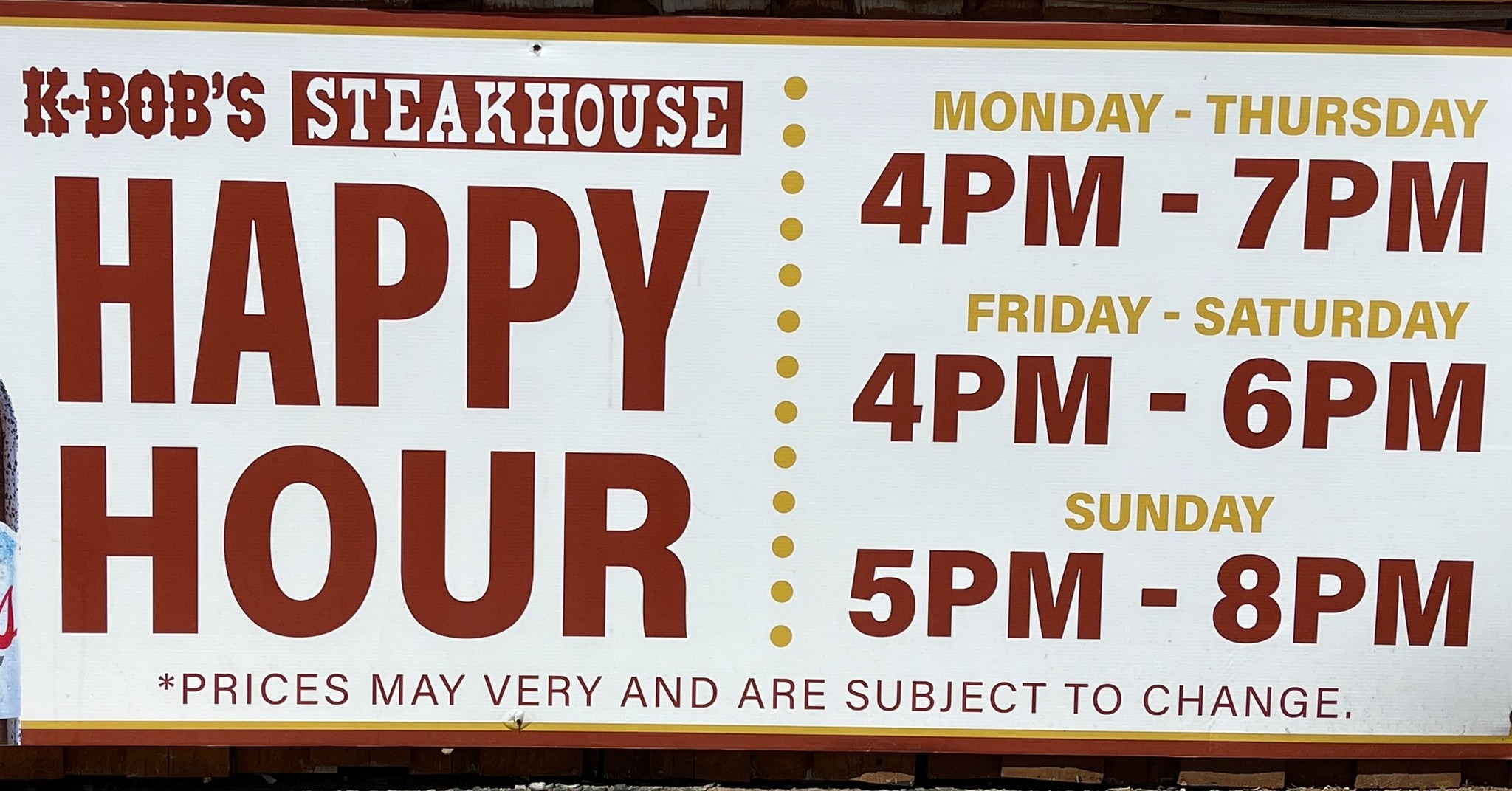 K-BOB'S Steakhouse Clovis Clovis