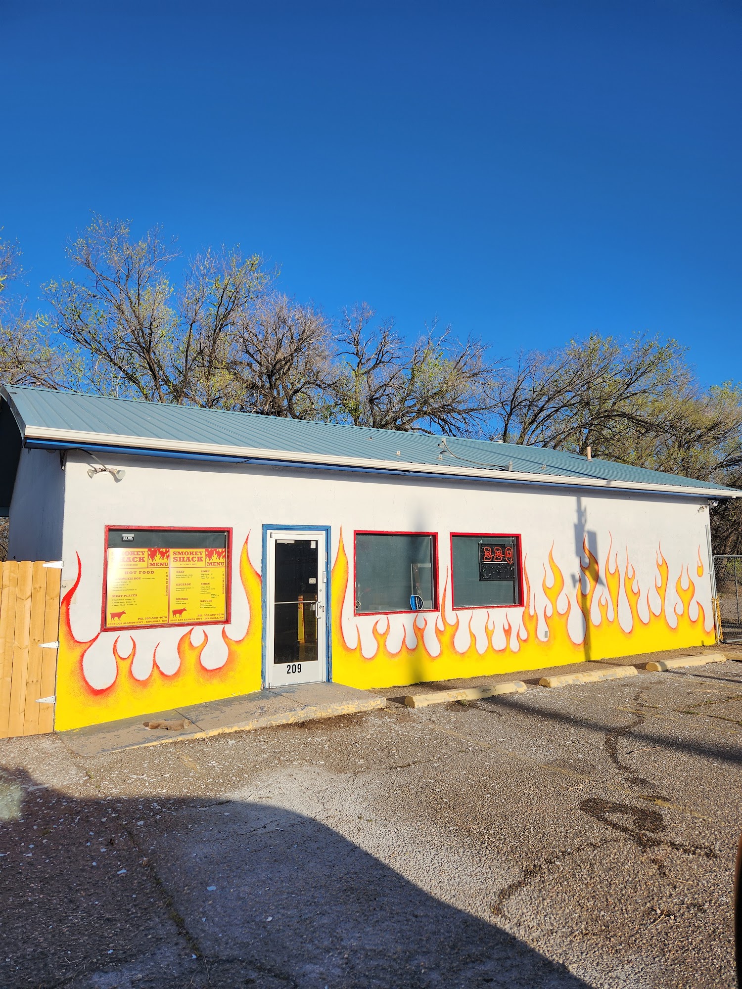 Smokey Shack BBQ Menu
