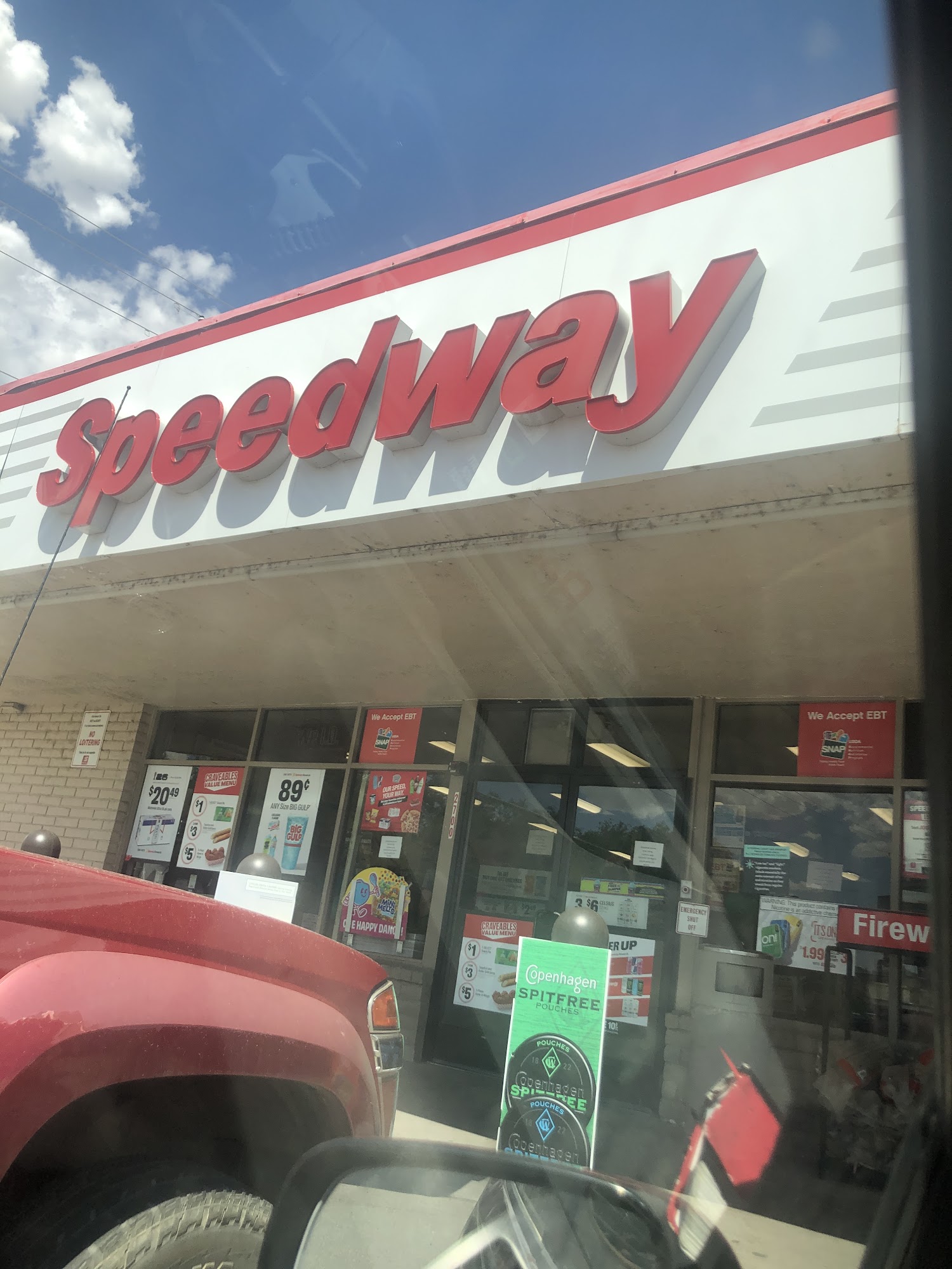 Speedway Menu