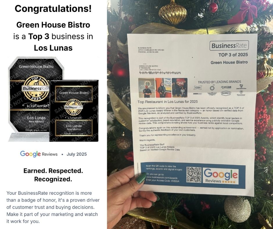 Green House Bistro Los Lunas