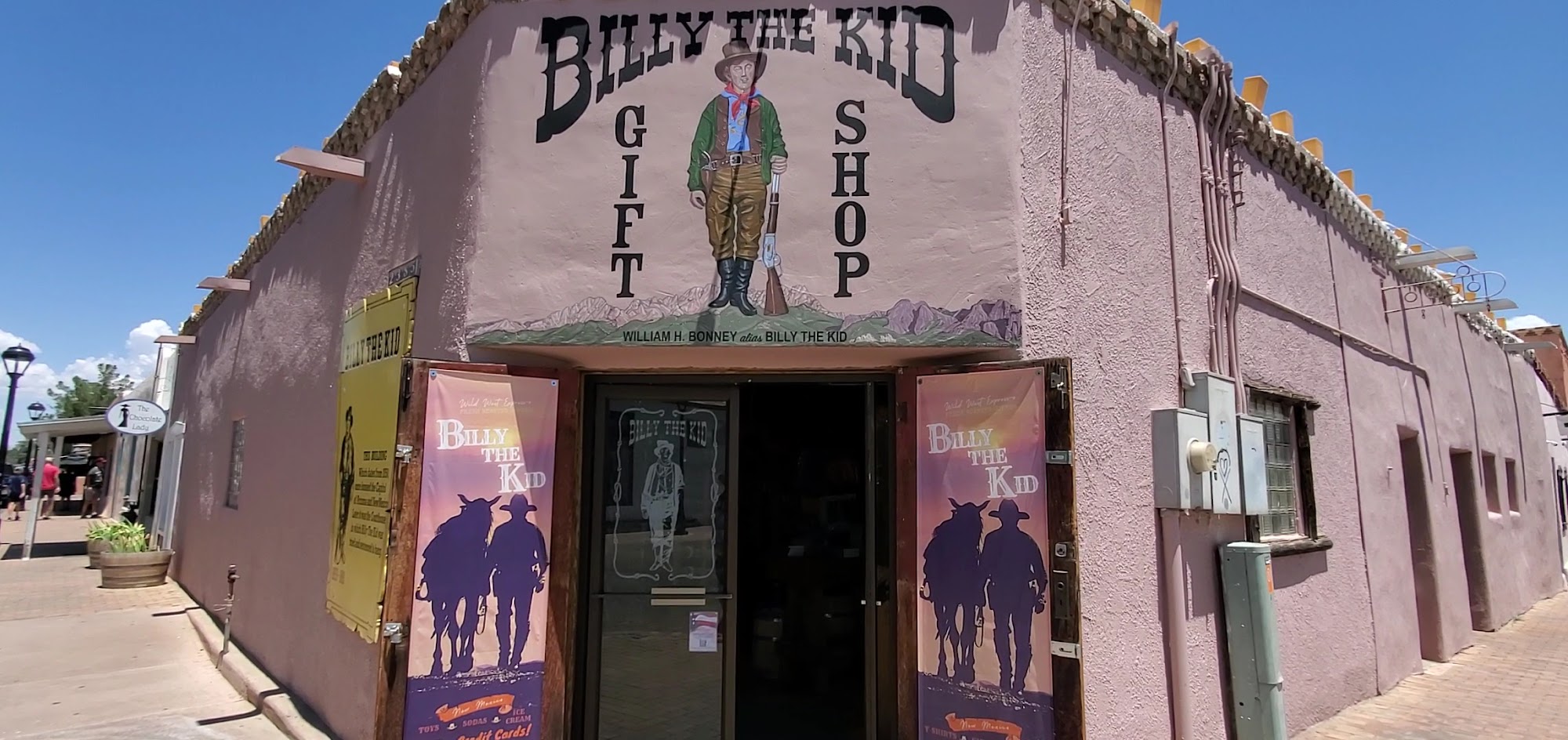 Billy the Kid Gift Shop Menu