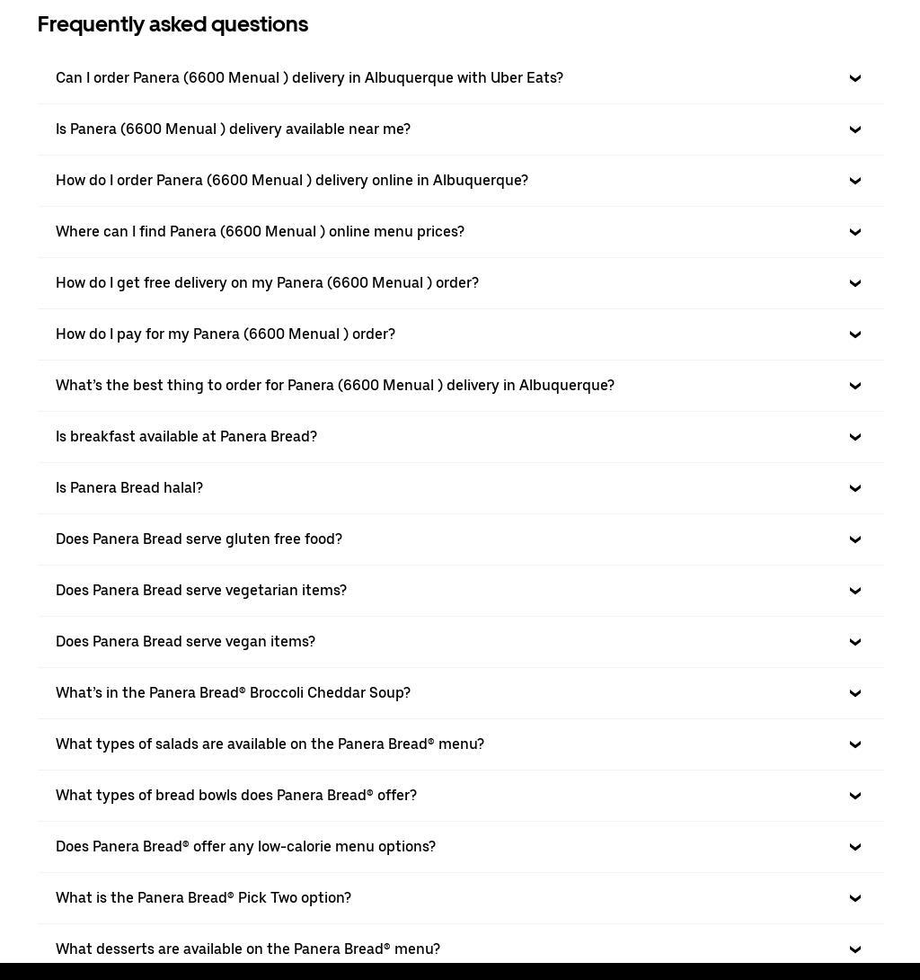 Starbucks Coffee Company Menu