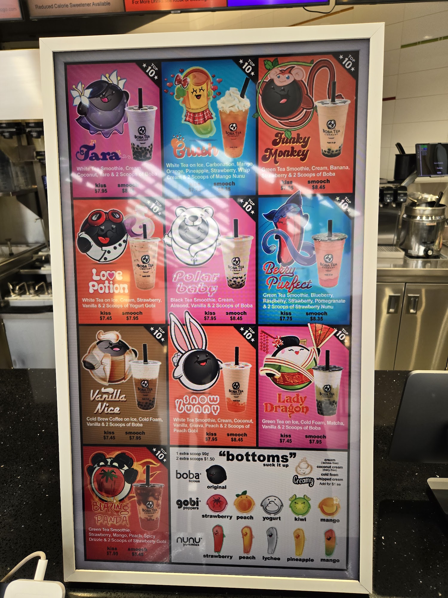 Boba Tea Company Menu
