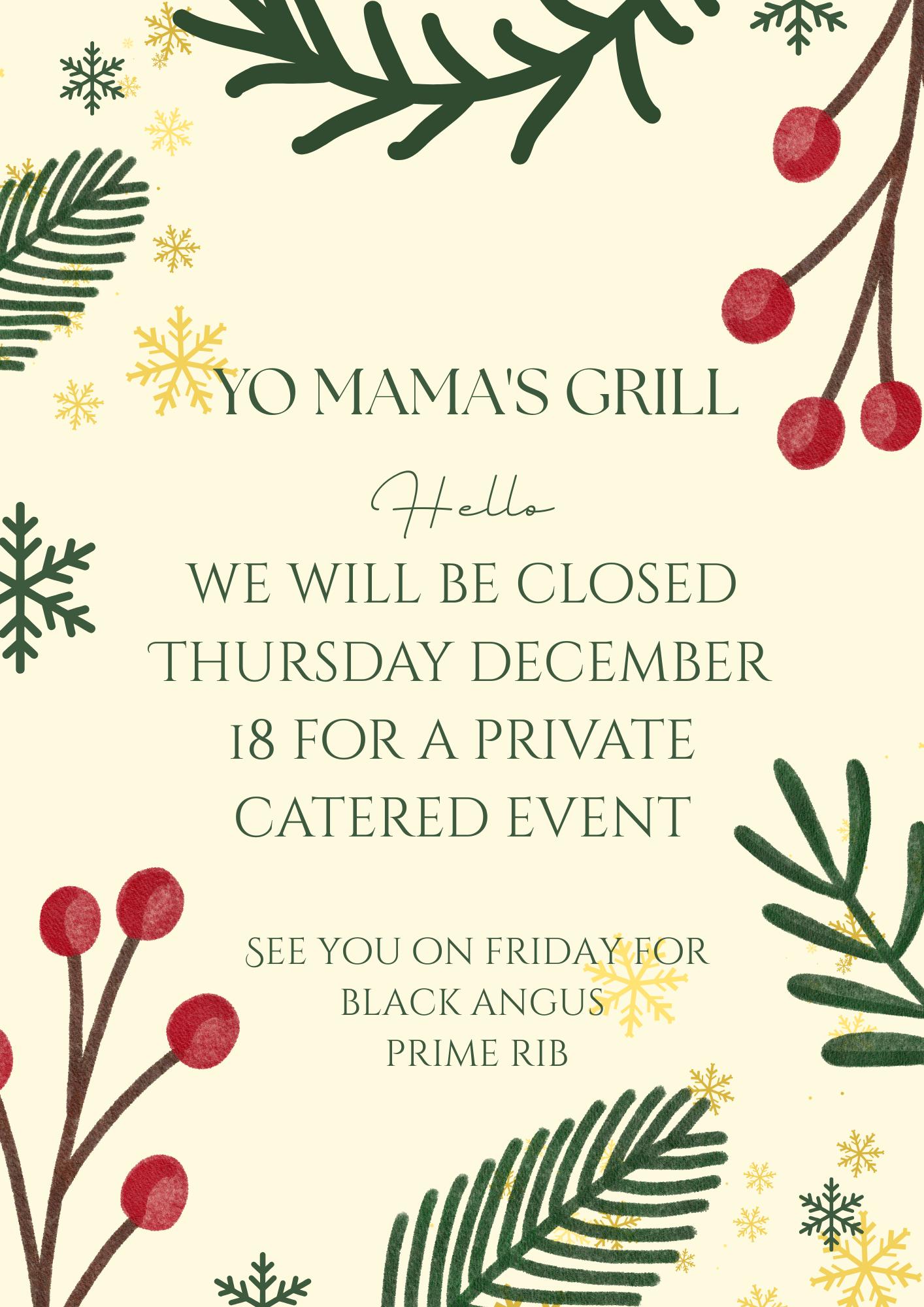 YO MAMA'S Grill Socorro