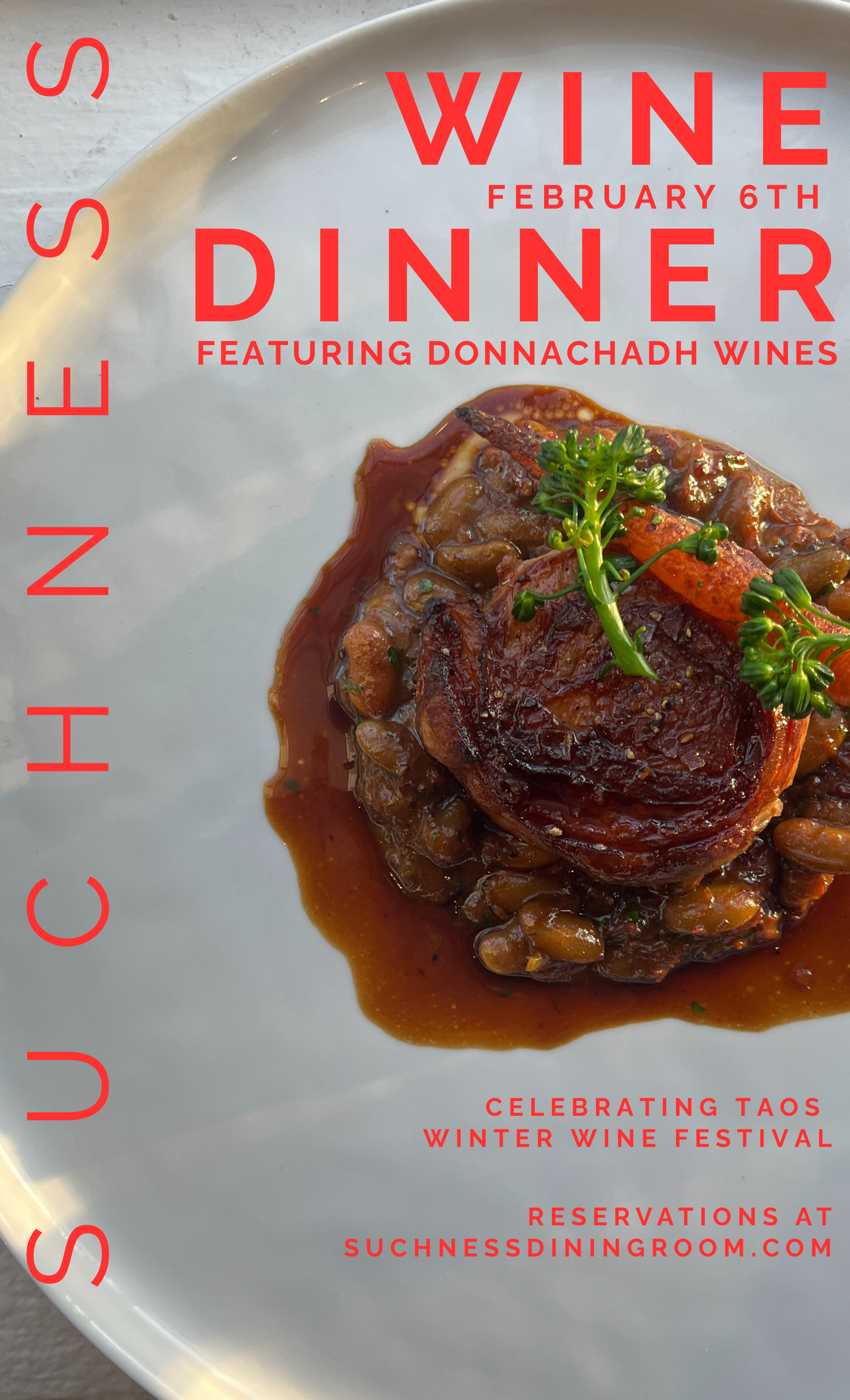 SUCHNESS dining room Menu