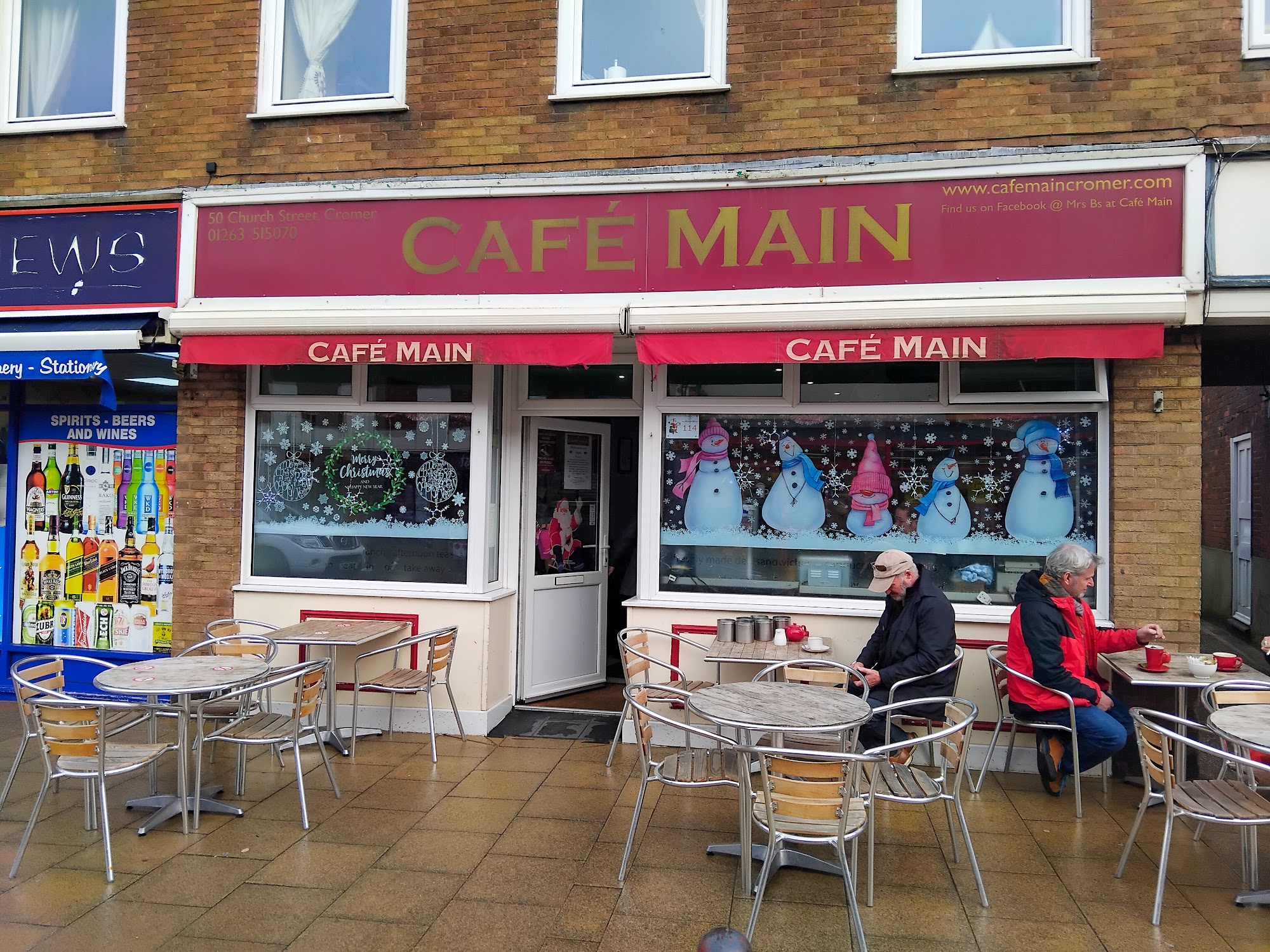Cafe Main 50 Church St, Cromer