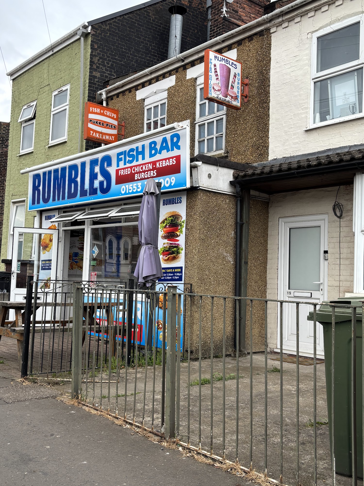 Rumbles Fish Bar 16 Wisbech Rd, King's Lynn