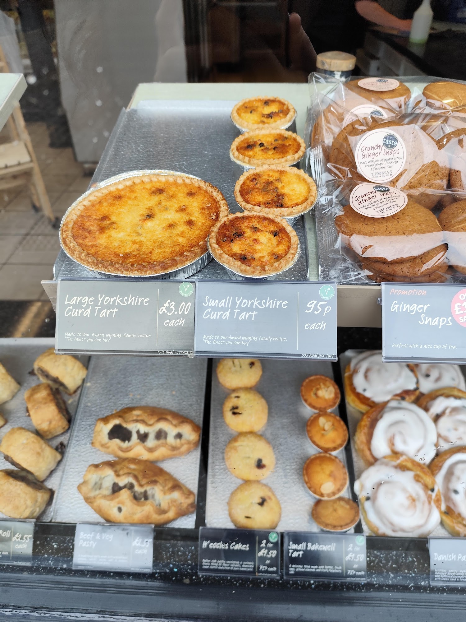 Thomas The Baker Menu