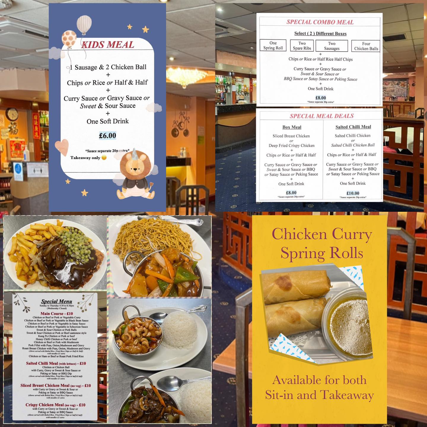 The Emperor Chinese Restaurant Menu