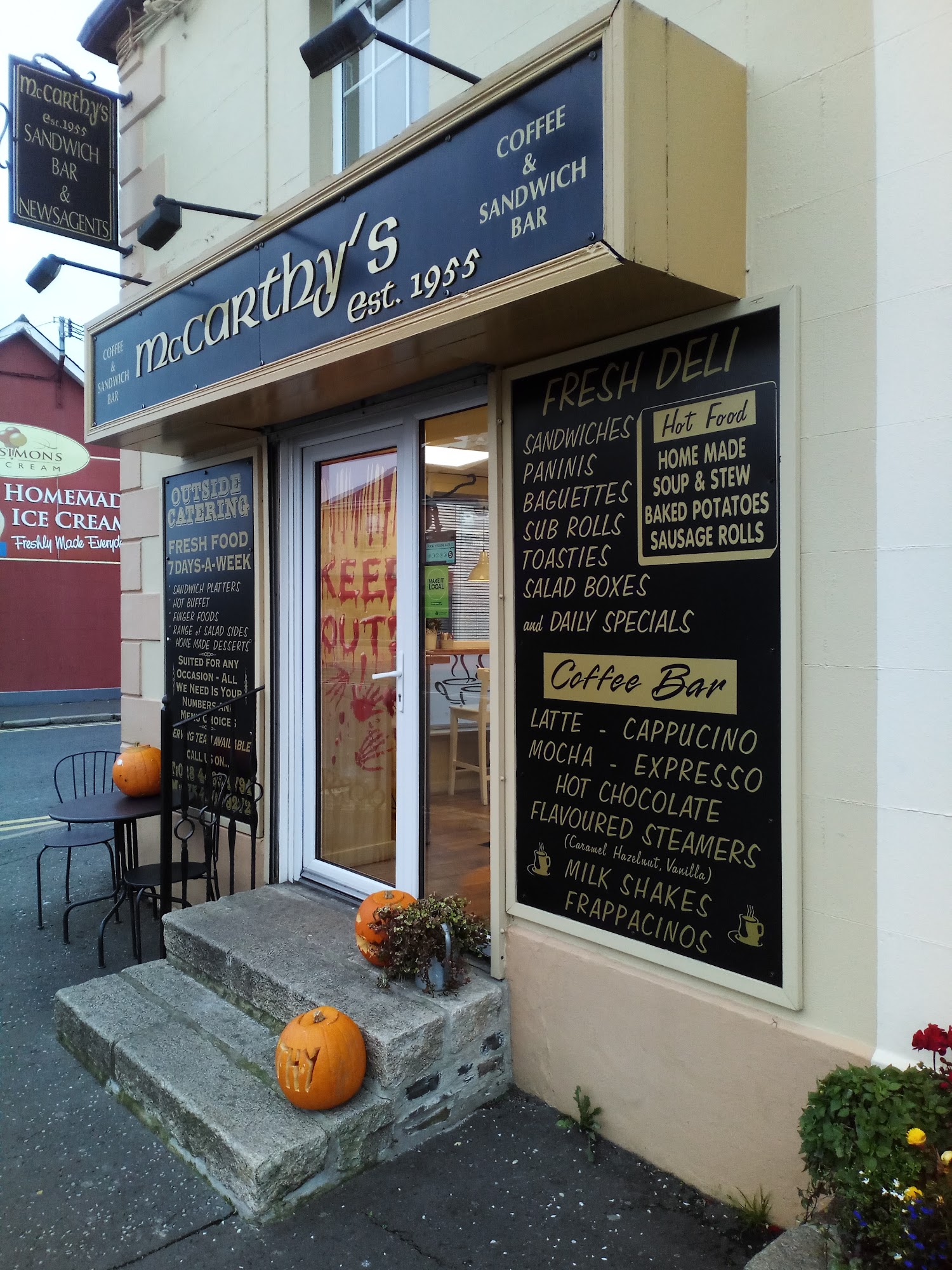 McCarthy's Sandwich & Coffee Bar 40-42 Downpatrick St, Crossgar, Downpatrick