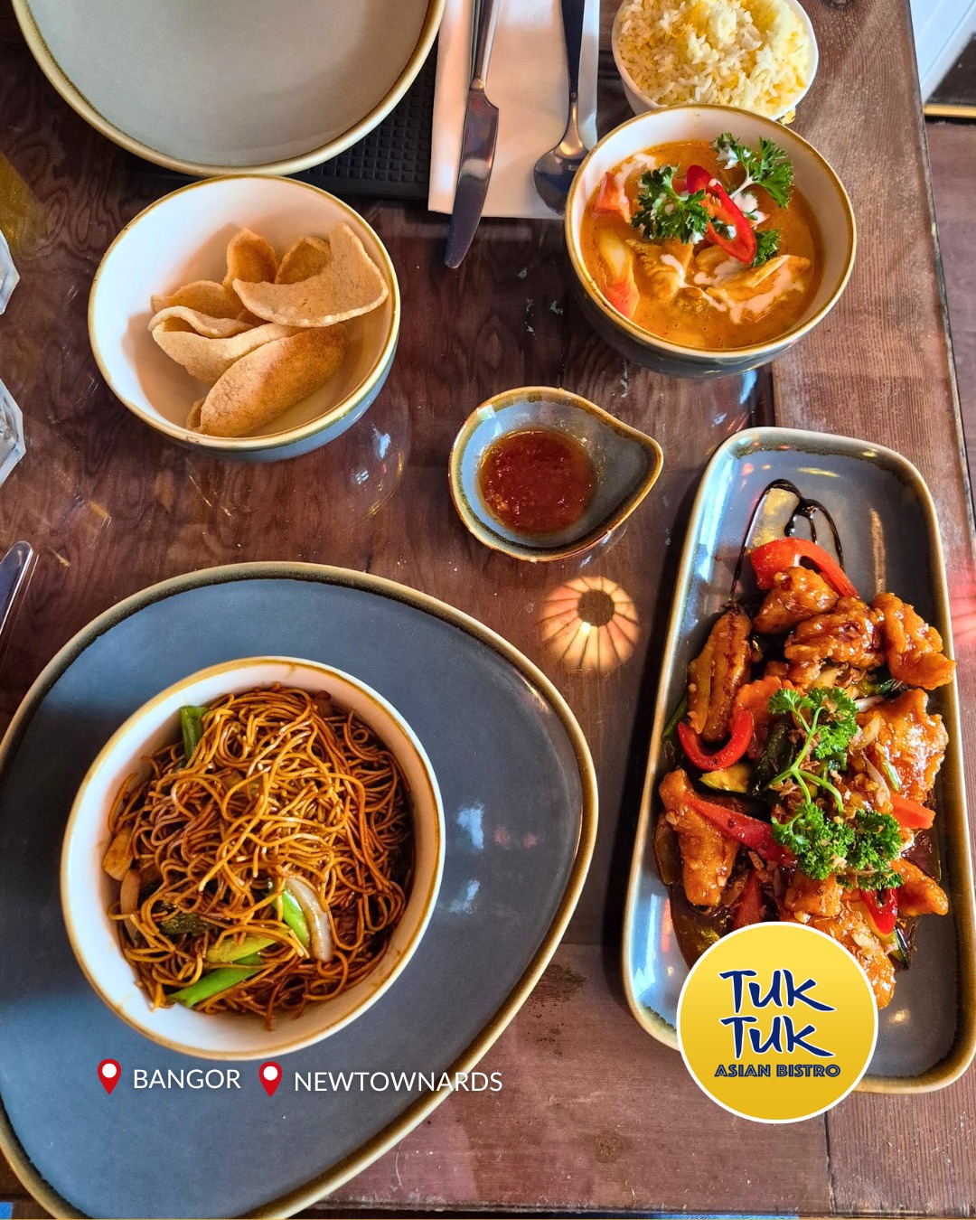Tuk Tuk Asian Bistro 6 William St, Newtownards