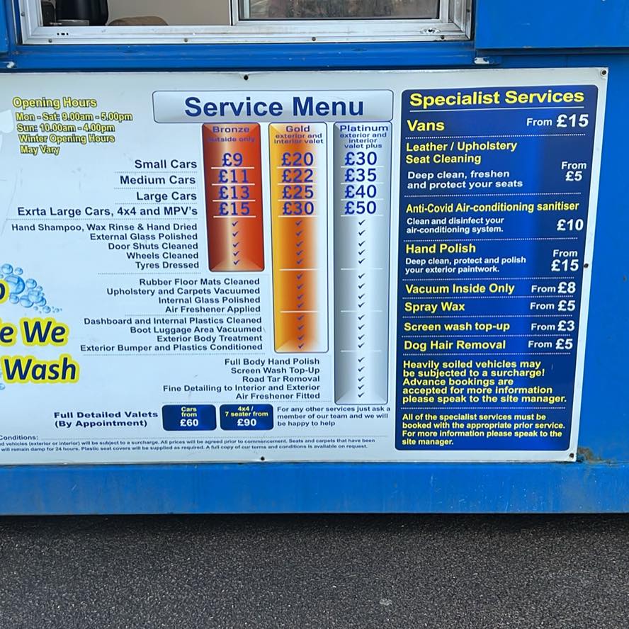 Morrisons Car Wash