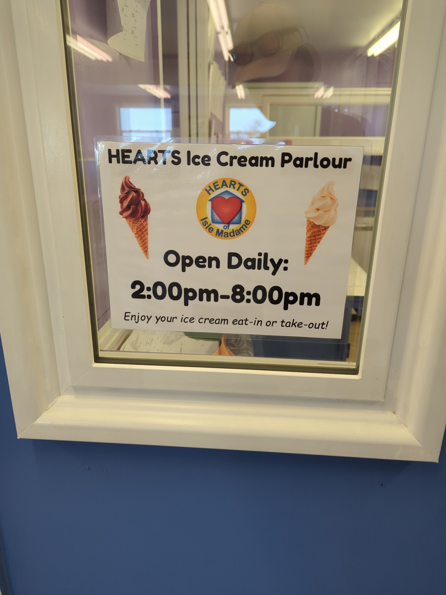 HEARTS Ice Cream Parlour Menu