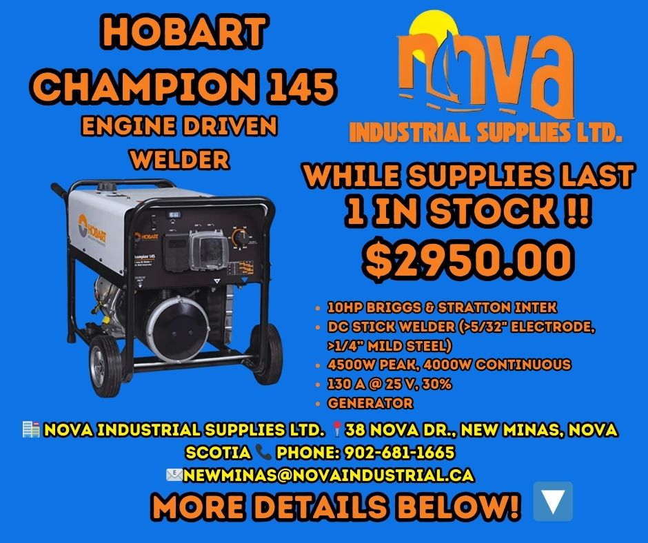 Nova Industrial Supplies Ltd 369 York St, Bridgewater Nova Scotia B4V 3K1