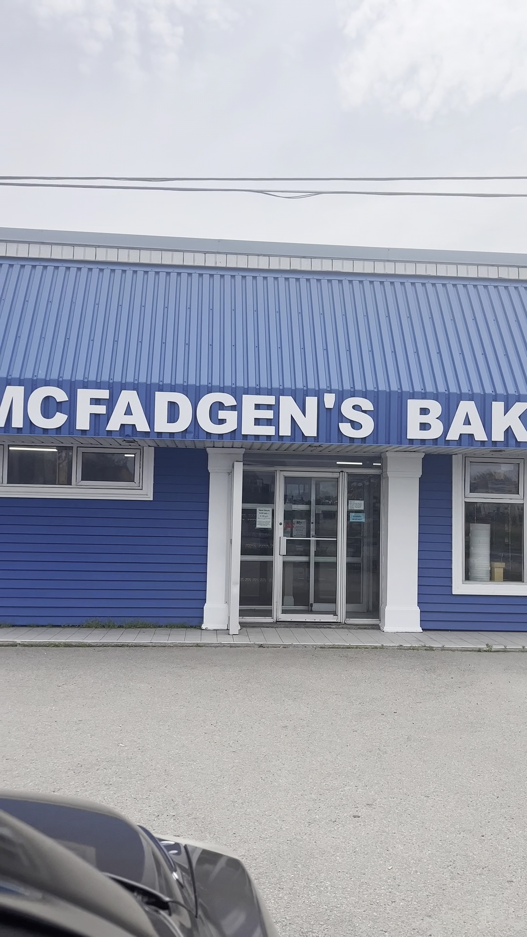 McFadgen's Bakery Ltd Menu