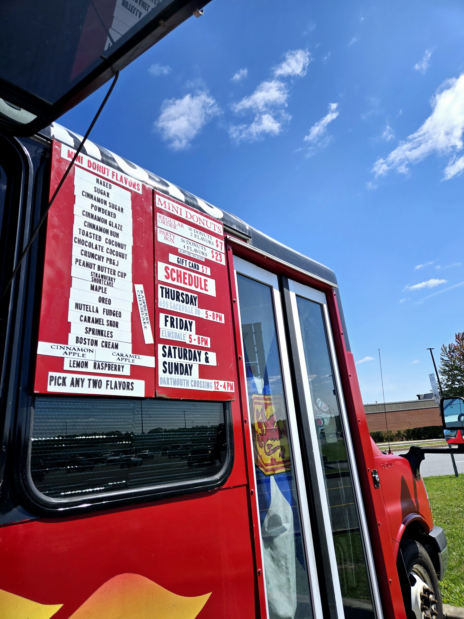 Ol school donuts Menu