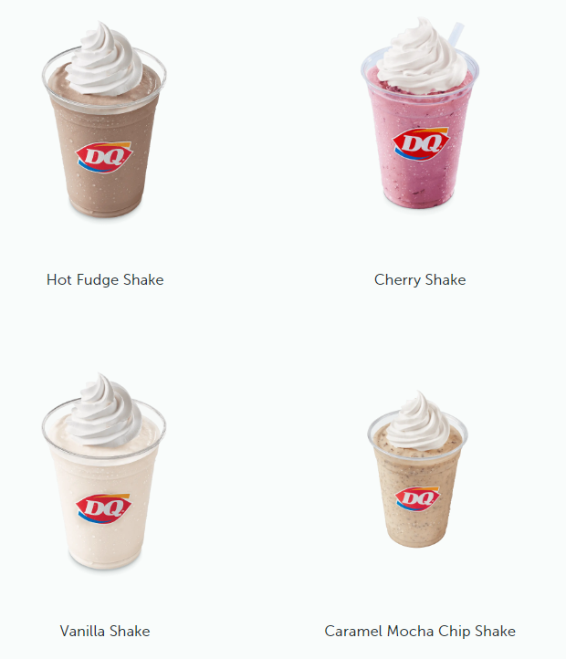 Dairy Queen Grill & Chill Menu