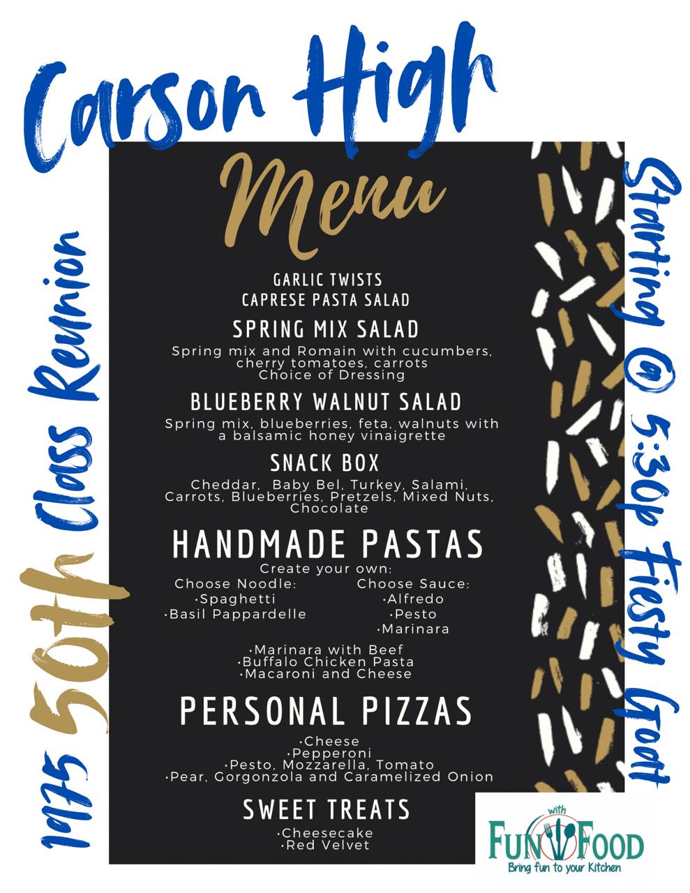 Feisty Goat Pub Menu