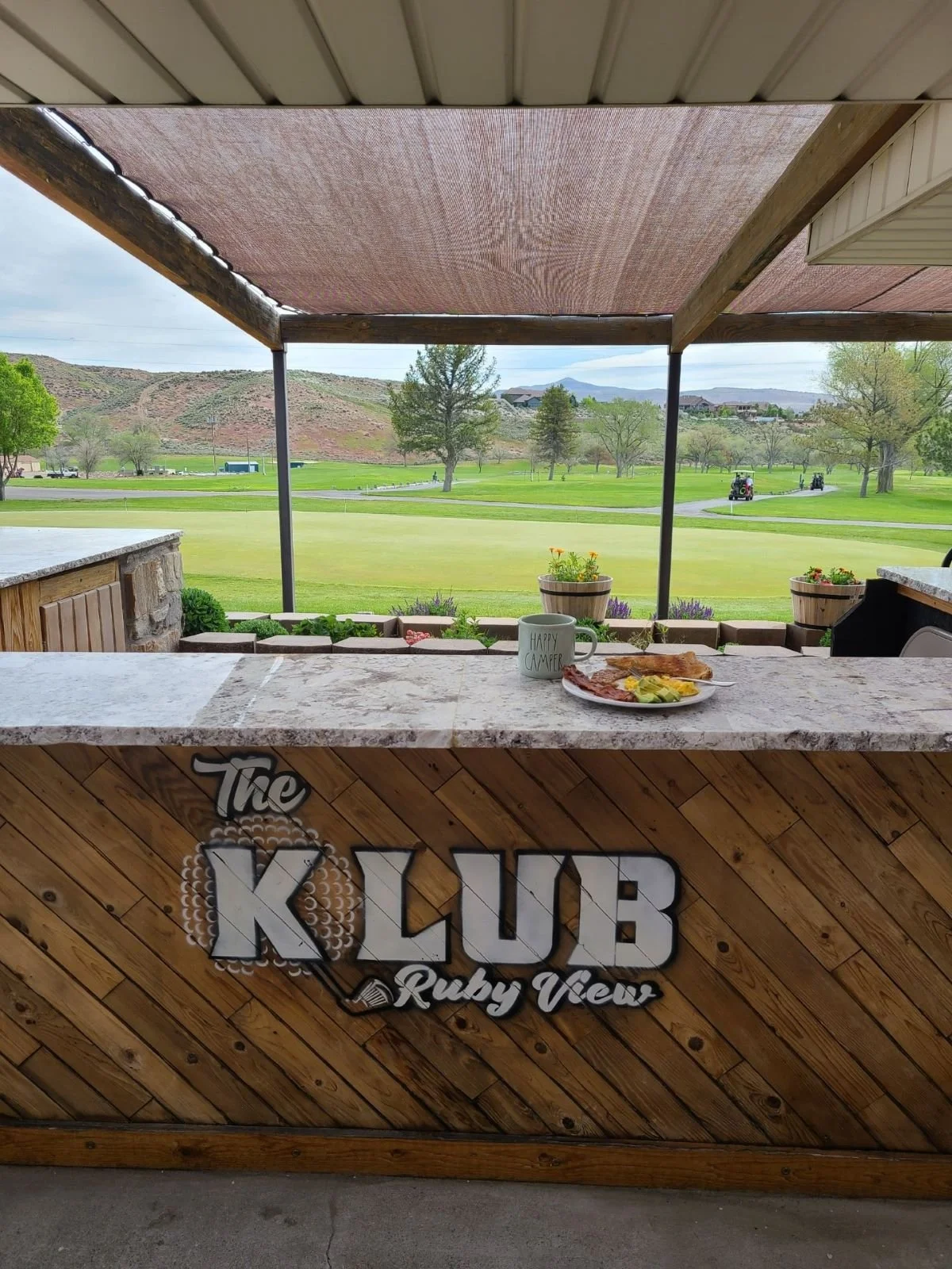 The Klub at Ruby View Menu