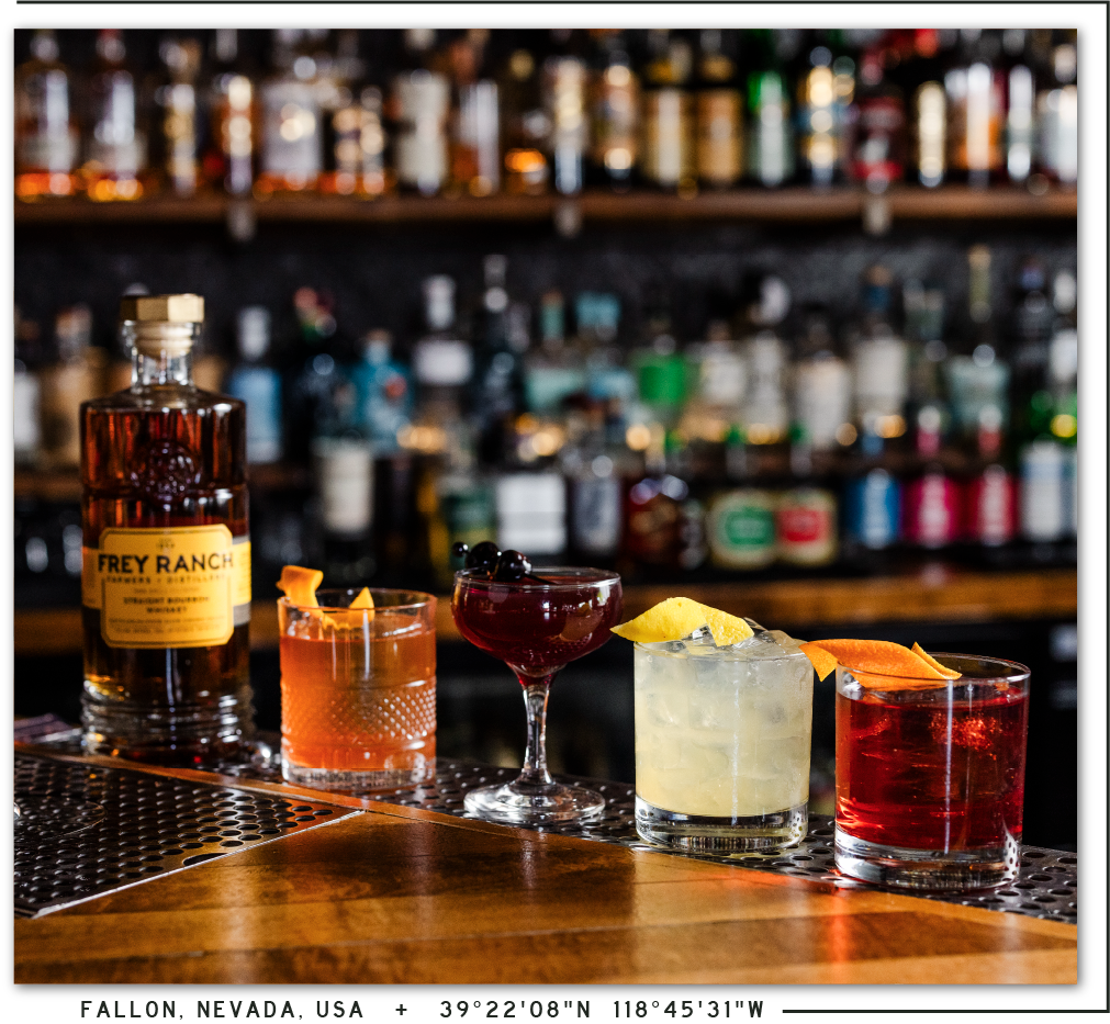Frey Ranch Distillery Menu