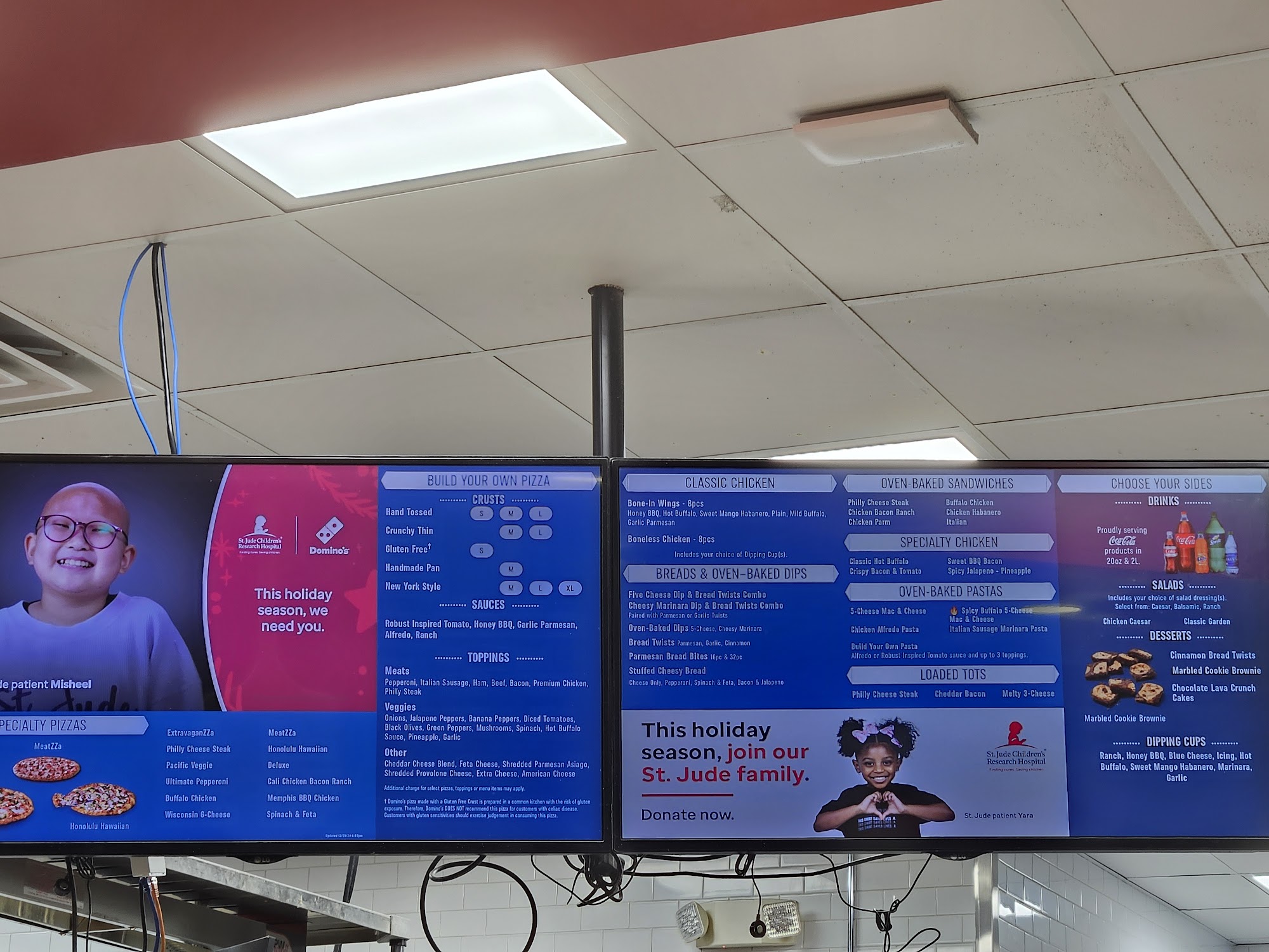 Domino's Pizza Menu